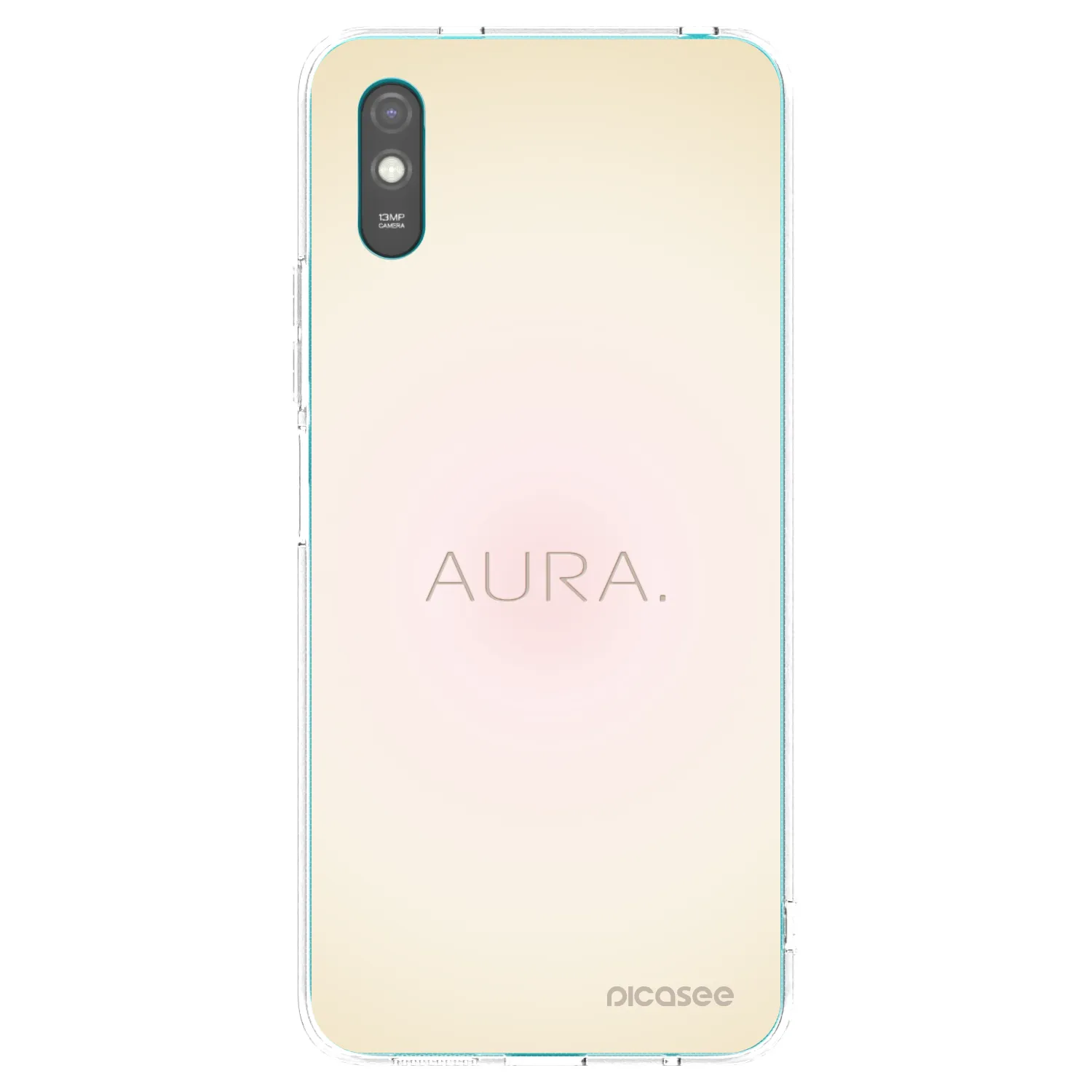 Picasee átlátszó szilikon tok az alábbi mobiltelefonokra Xiaomi Redmi 9AT - Aura