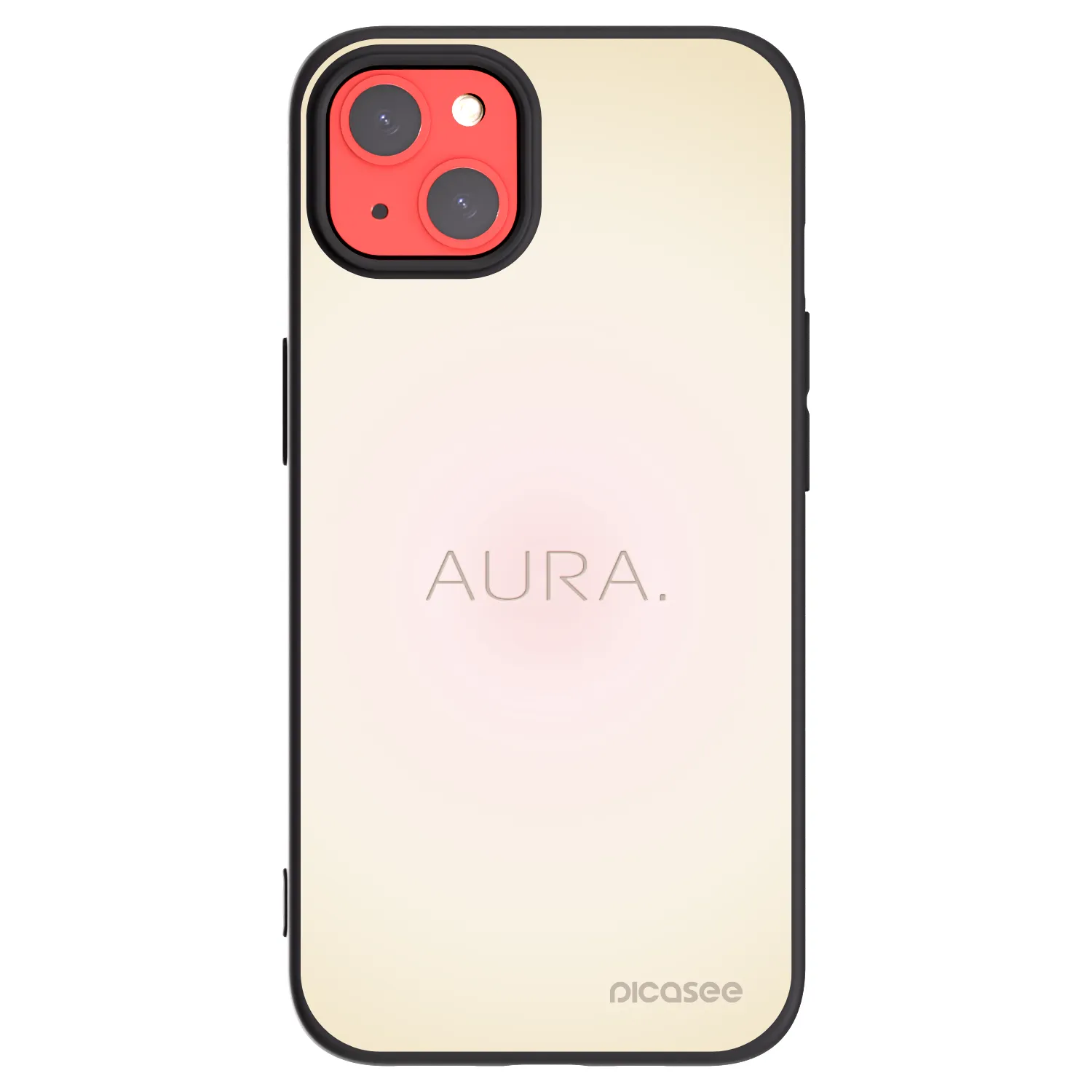 Picasee fekete szilikon tok az alábbi mobiltelefonokra Apple iPhone 13 - Aura