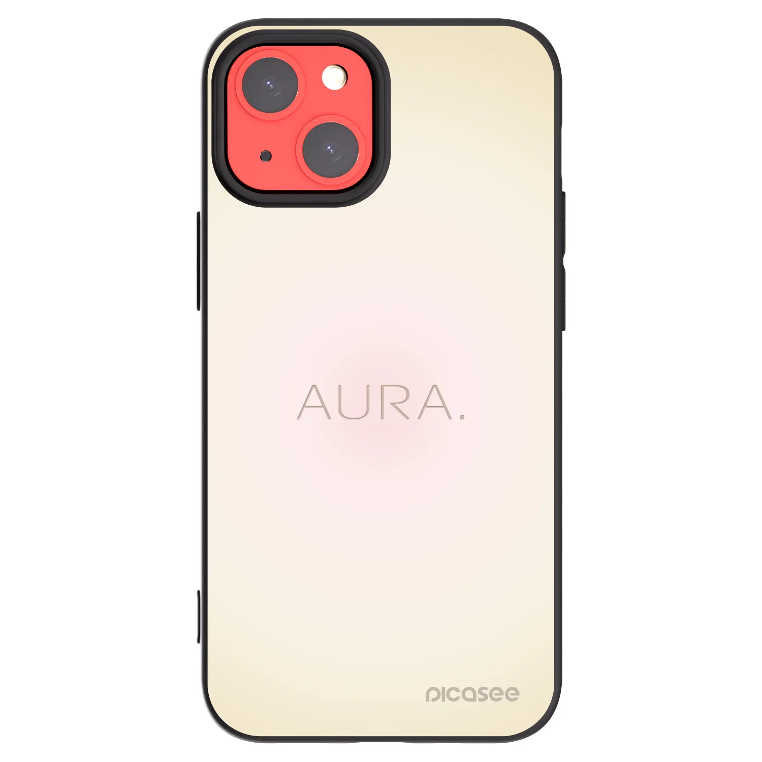 Picasee fekete szilikon tok az alábbi mobiltelefonokra Apple iPhone 13 mini - Aura