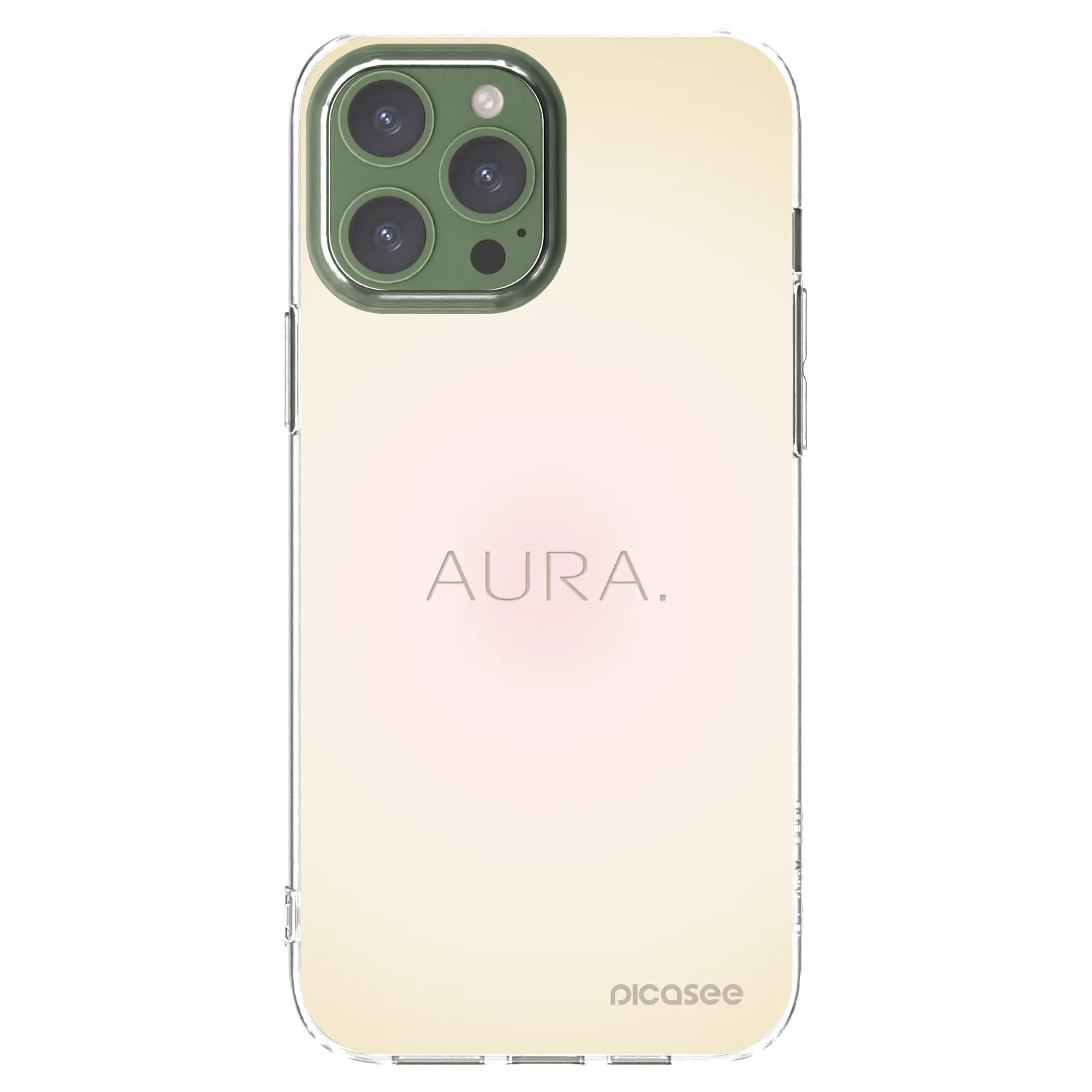 Picasee átlátszó szilikon tok az alábbi mobiltelefonokra Apple iPhone 13 Pro Max - Aura