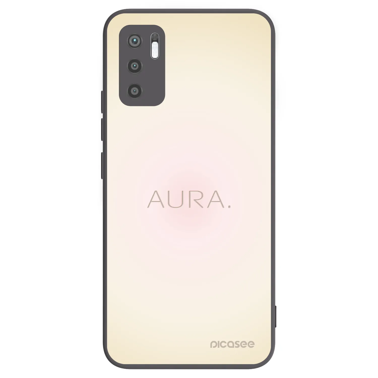 Picasee fekete szilikon tok az alábbi mobiltelefonokra Xiaomi Redmi Note 10 5G - Aura