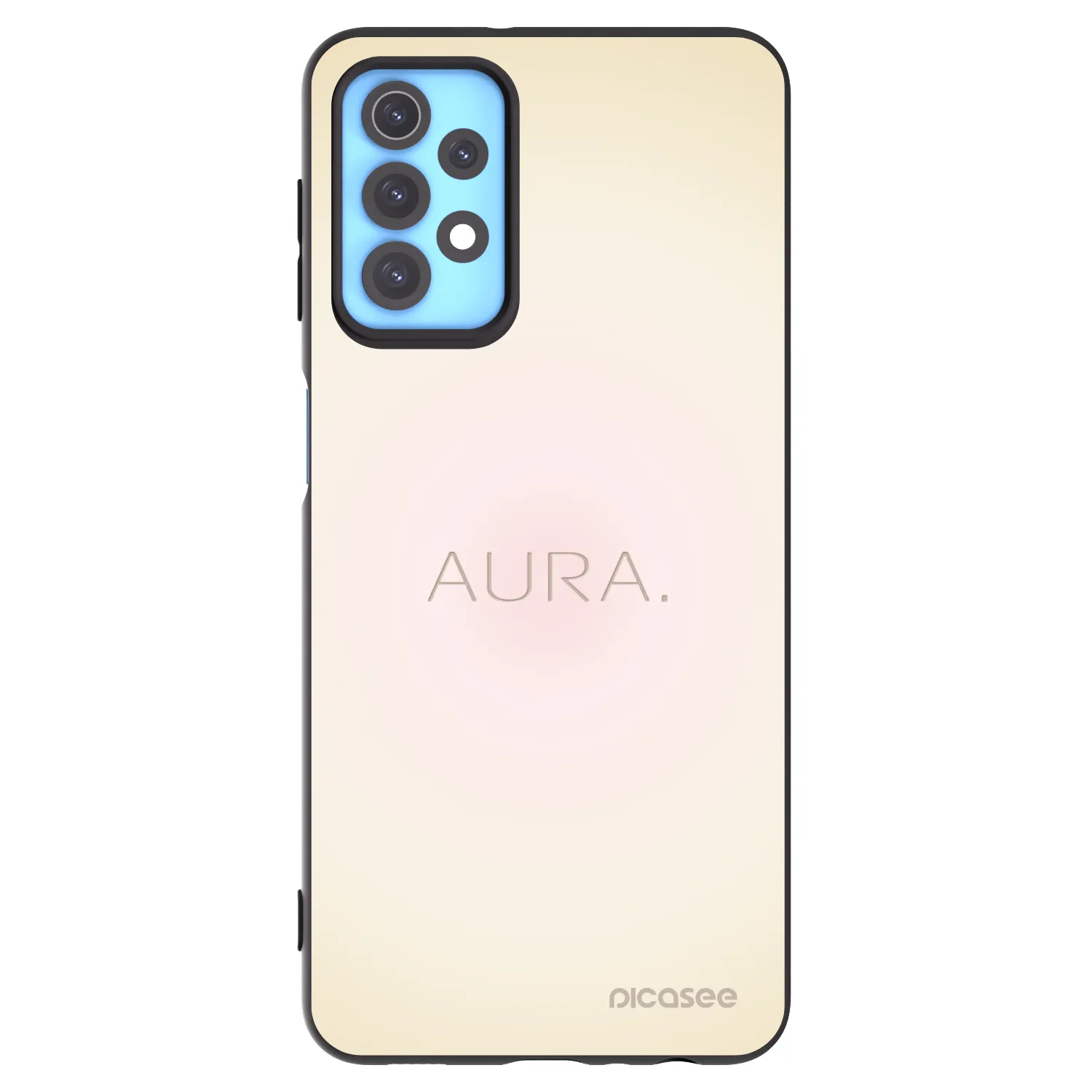 Picasee fekete szilikon tok az alábbi mobiltelefonokra Samsung Galaxy A32 4G SM-A325F - Aura
