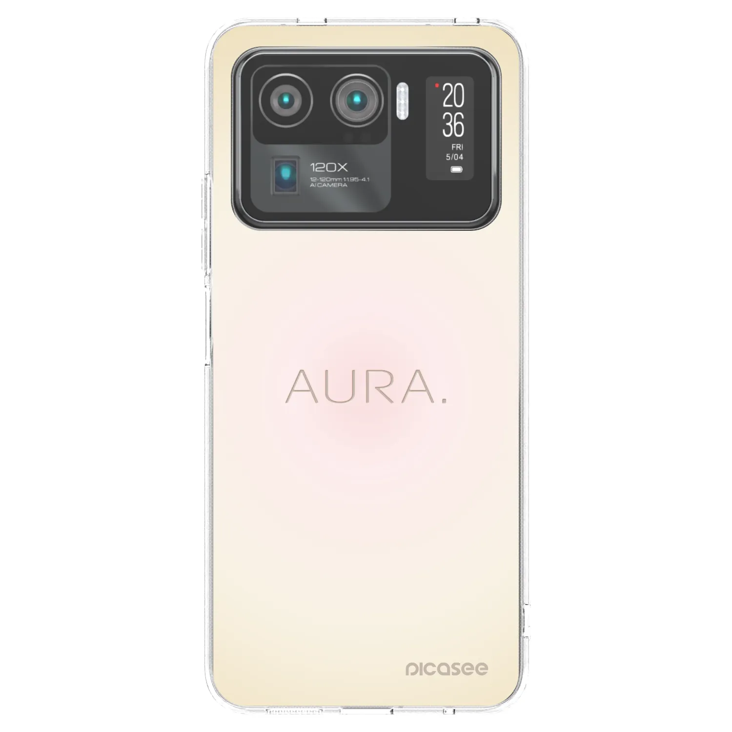Picasee átlátszó szilikon tok az alábbi mobiltelefonokra Xiaomi Mi 11 Ultra - Aura