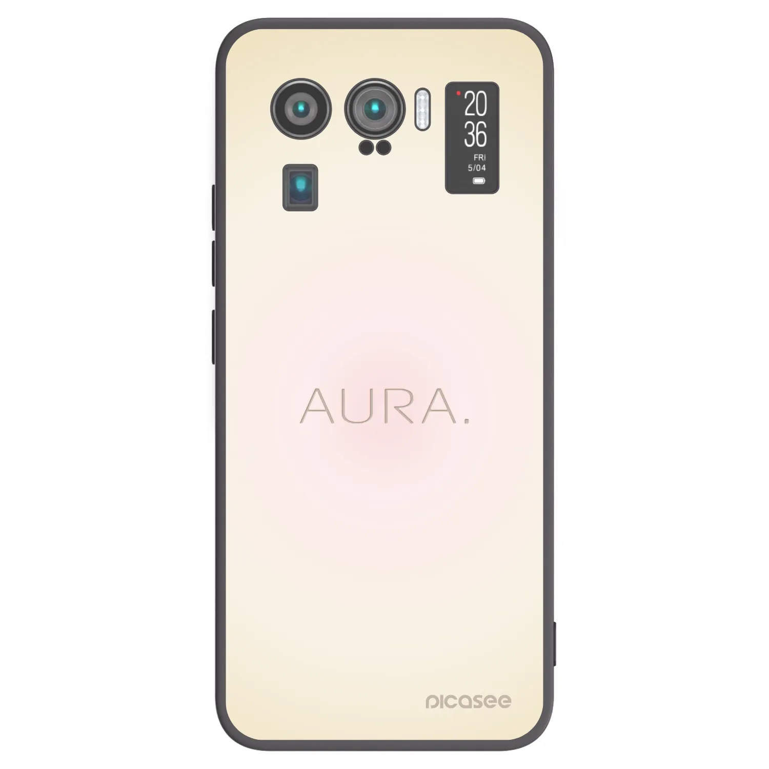 Picasee fekete szilikon tok az alábbi mobiltelefonokra Xiaomi Mi 11 Ultra - Aura