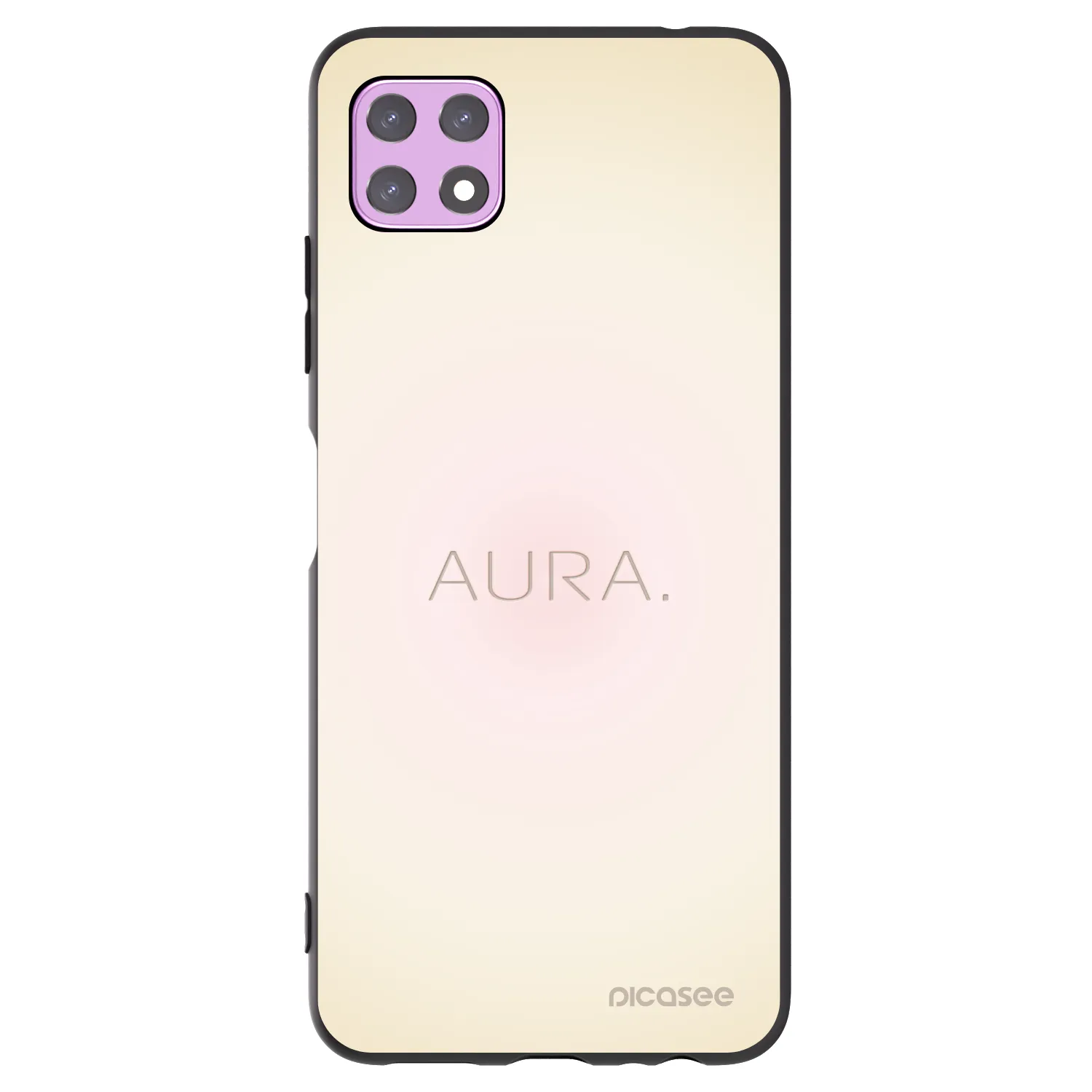Picasee fekete szilikon tok az alábbi mobiltelefonokra Samsung Galaxy A22 A226B 5G - Aura