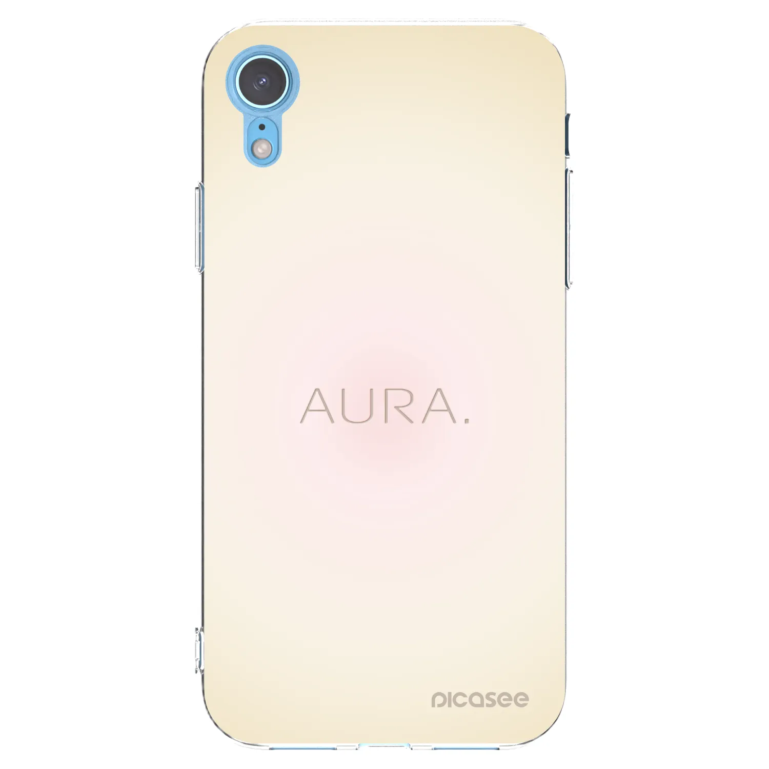 Picasee átlátszó szilikon tok az alábbi mobiltelefonokra Apple iPhone XR - Aura