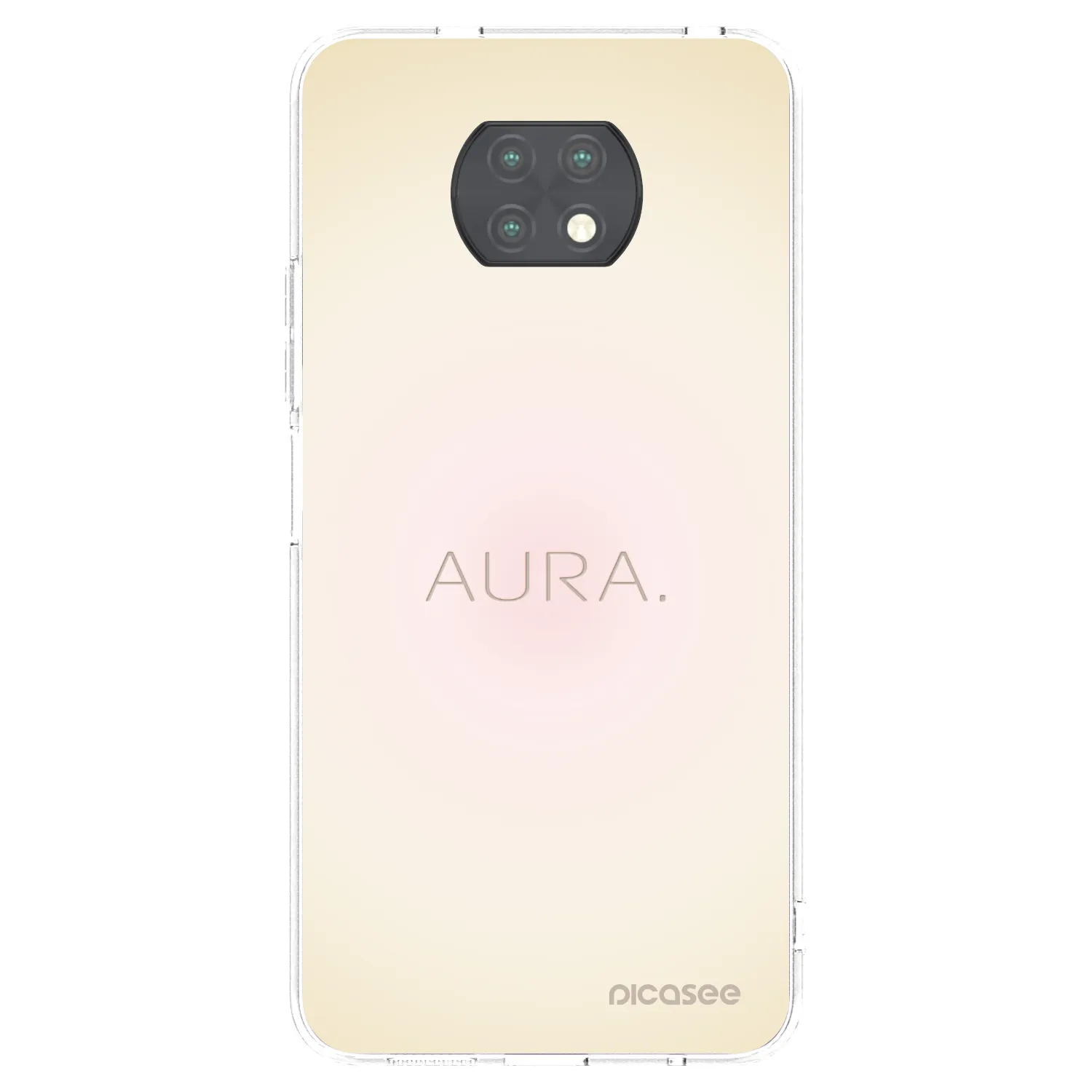 Picasee átlátszó szilikon tok az alábbi mobiltelefonokra Xiaomi Redmi Note 9T - Aura