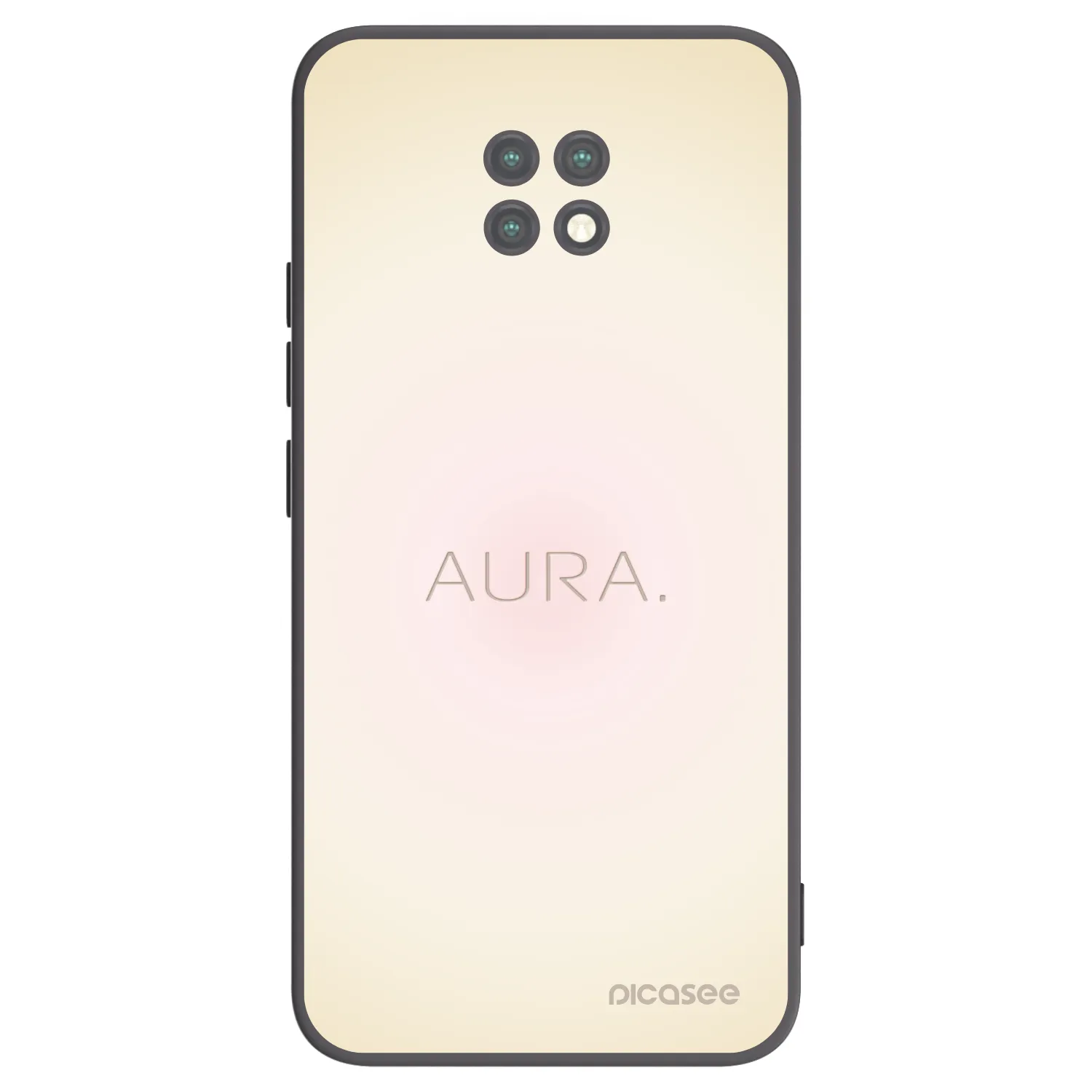 Picasee fekete szilikon tok az alábbi mobiltelefonokra Xiaomi Redmi Note 9T - Aura