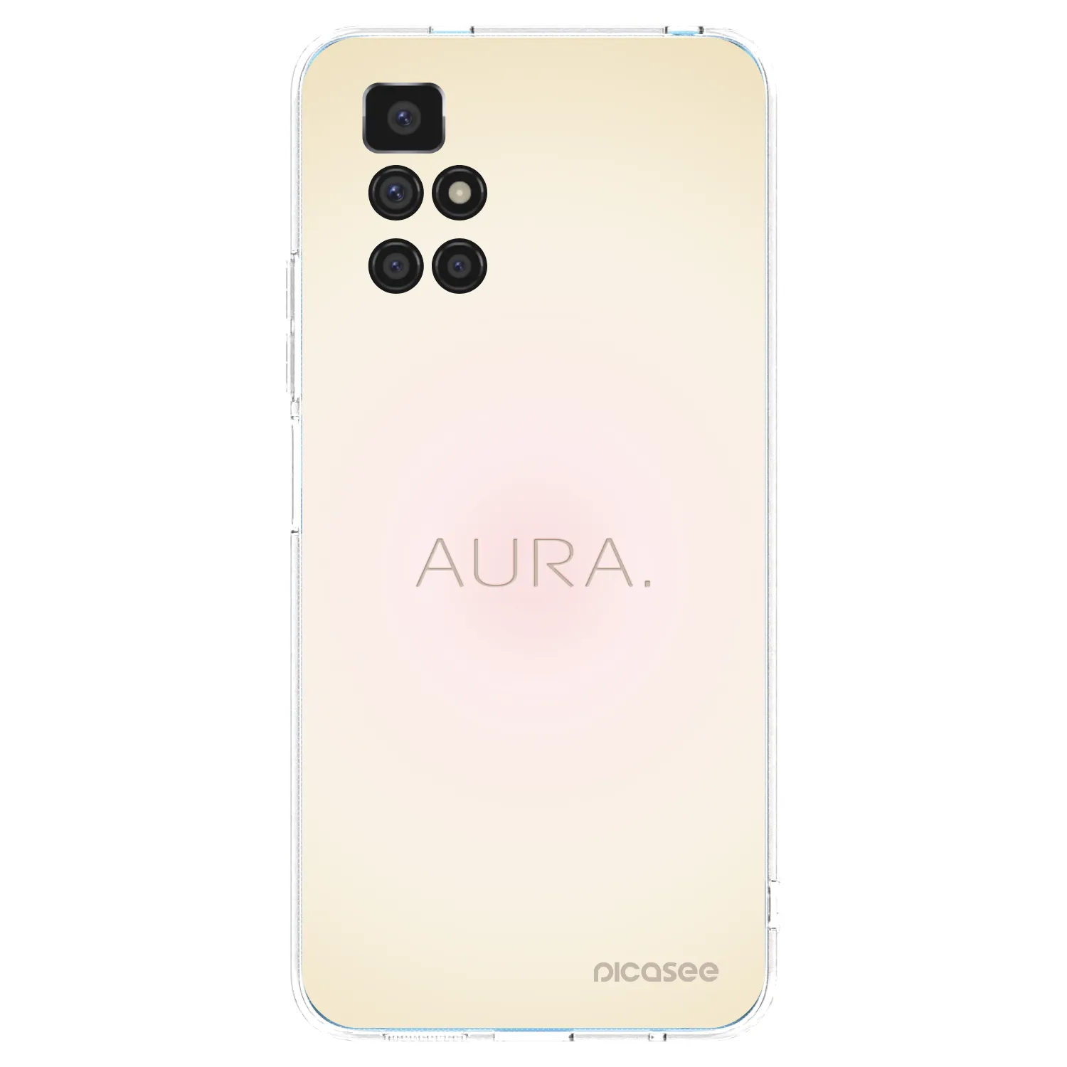 Picasee átlátszó szilikon tok az alábbi mobiltelefonokra Xiaomi Redmi 10 - Aura