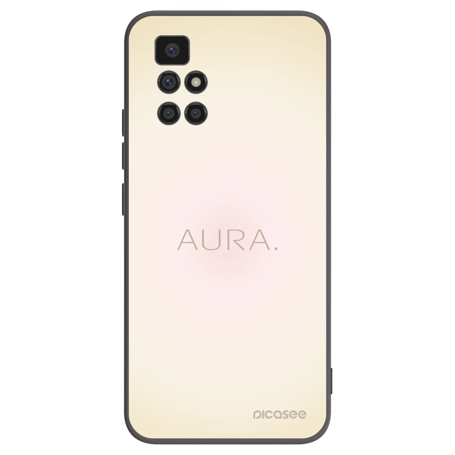 Picasee fekete szilikon tok az alábbi mobiltelefonokra Xiaomi Redmi 10 - Aura