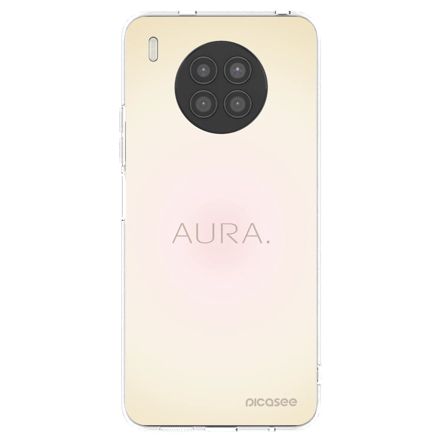 Picasee átlátszó szilikon tok az alábbi mobiltelefonokra Huawei Nova 8i - Aura