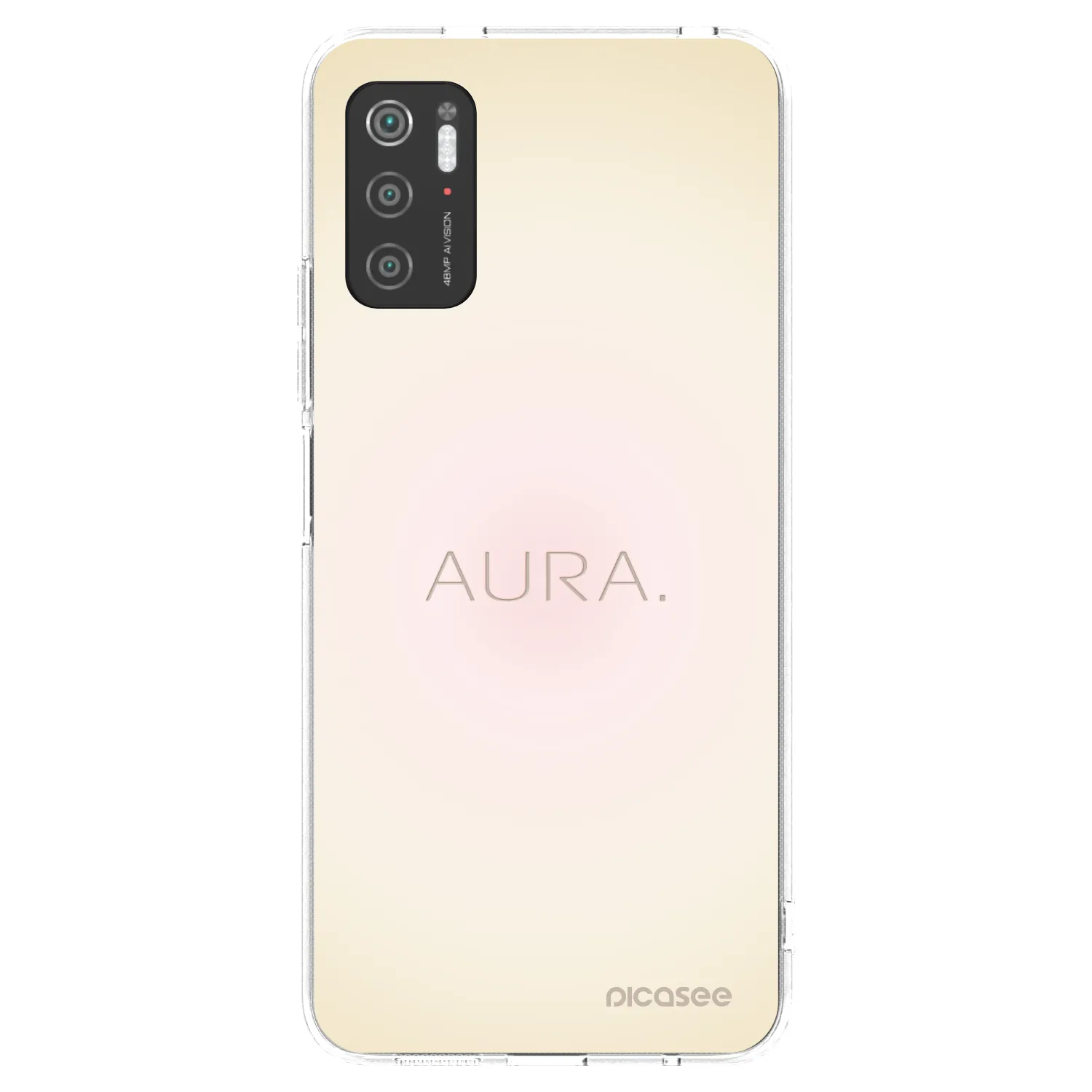 Picasee átlátszó szilikon tok az alábbi mobiltelefonokra Xiaomi Poco M3 Pro 5G - Aura