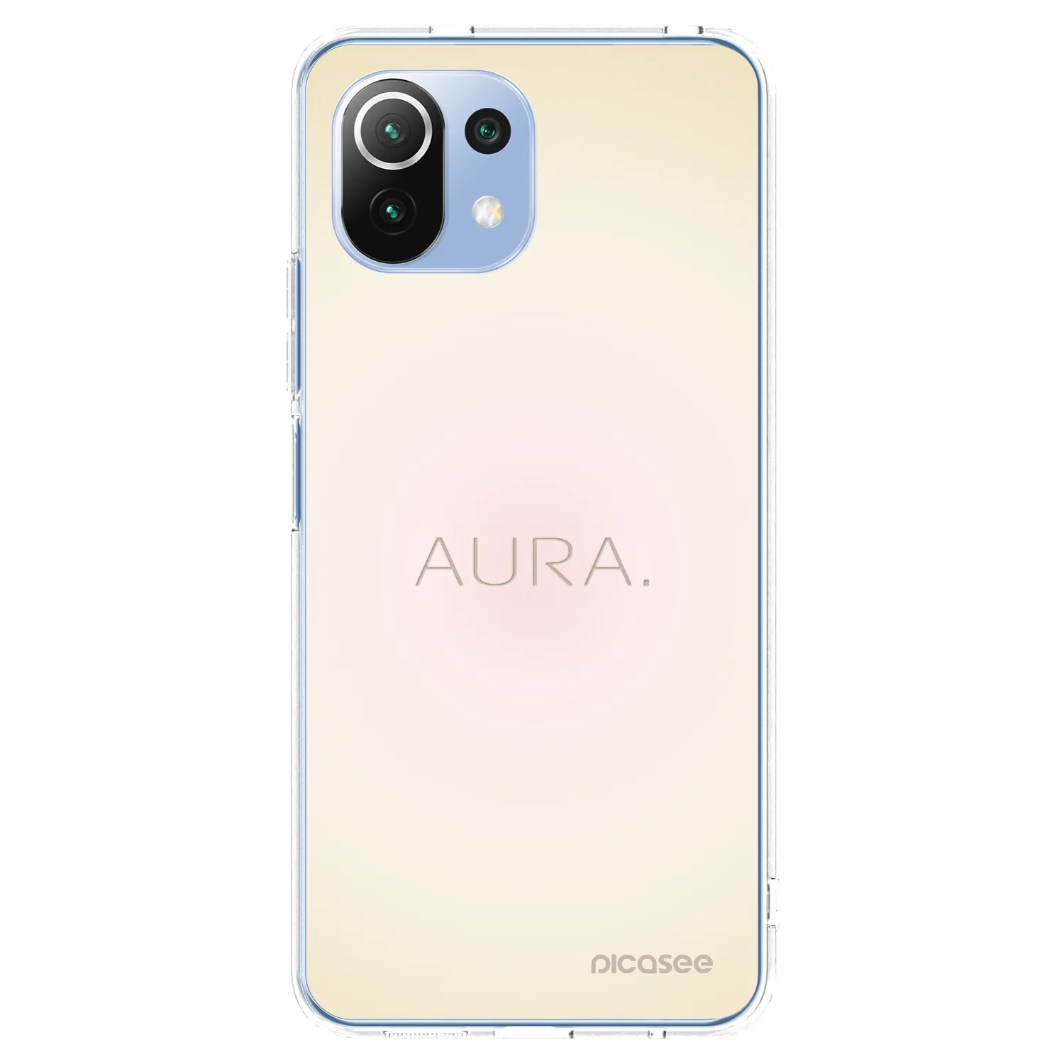 Picasee átlátszó szilikon tok az alábbi mobiltelefonokra Xiaomi 11 Lite 5G NE - Aura