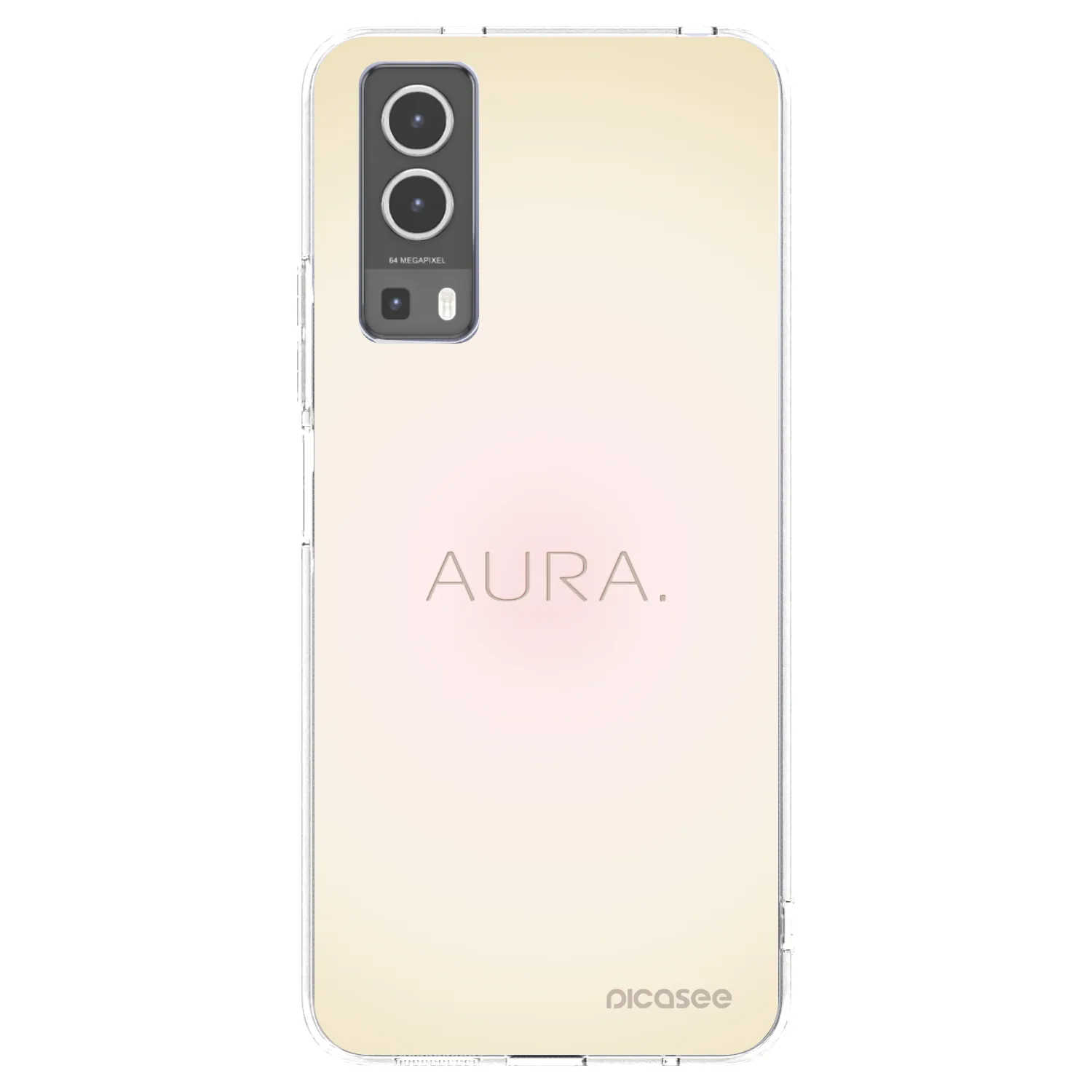 Picasee átlátszó szilikon tok az alábbi mobiltelefonokra Vivo Y72 5G - Aura