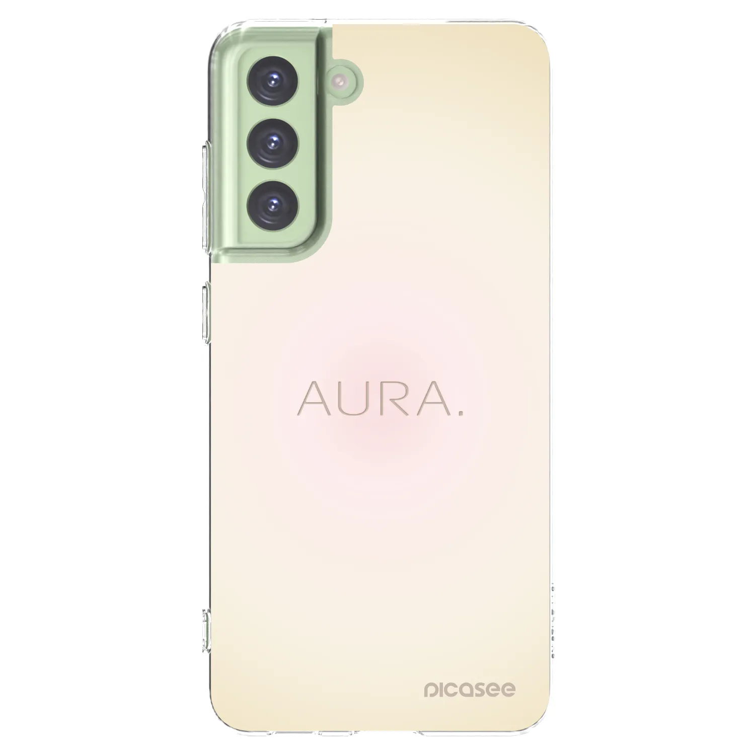 Picasee átlátszó szilikon tok az alábbi mobiltelefonokra Samsung Galaxy S21 FE 5G - Aura