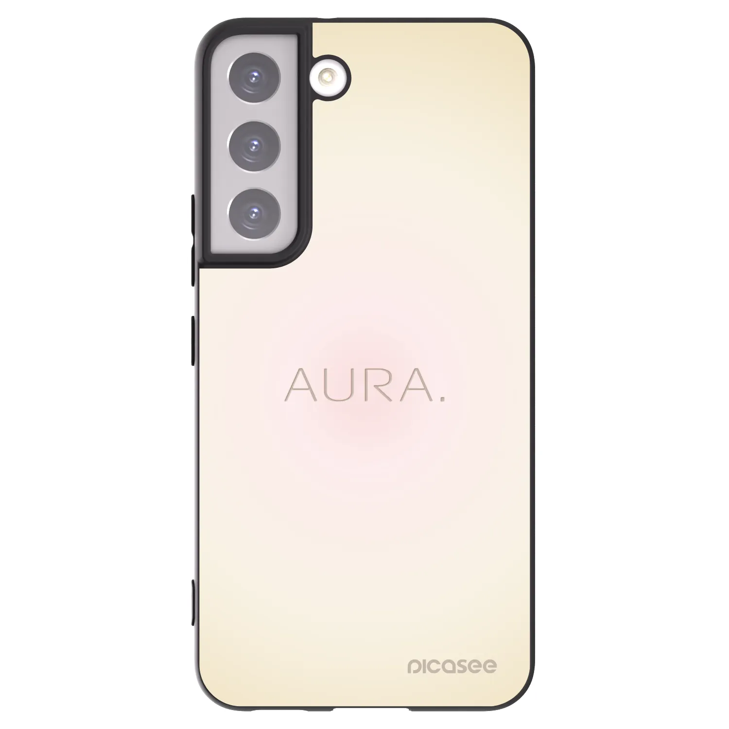 Picasee fekete szilikon tok az alábbi mobiltelefonokra Samsung Galaxy S22 5G - Aura