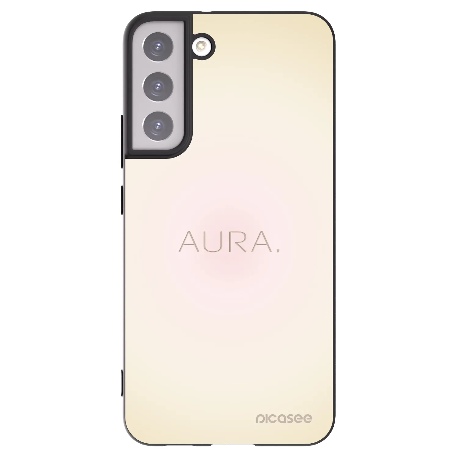 Picasee fekete szilikon tok az alábbi mobiltelefonokra Samsung Galaxy S22+ 5G - Aura