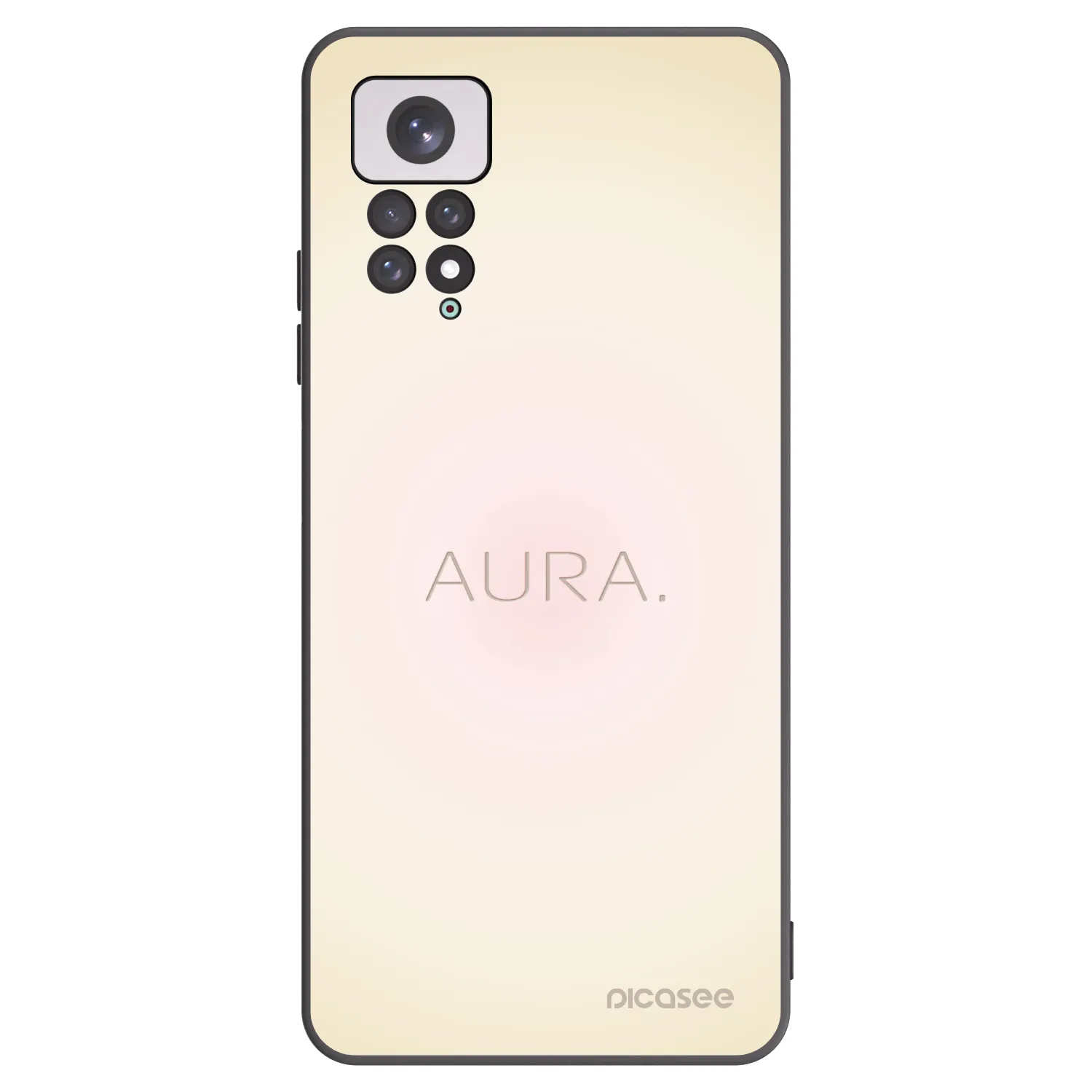 Picasee fekete szilikon tok az alábbi mobiltelefonokra Xiaomi Redmi Note 11 - Aura