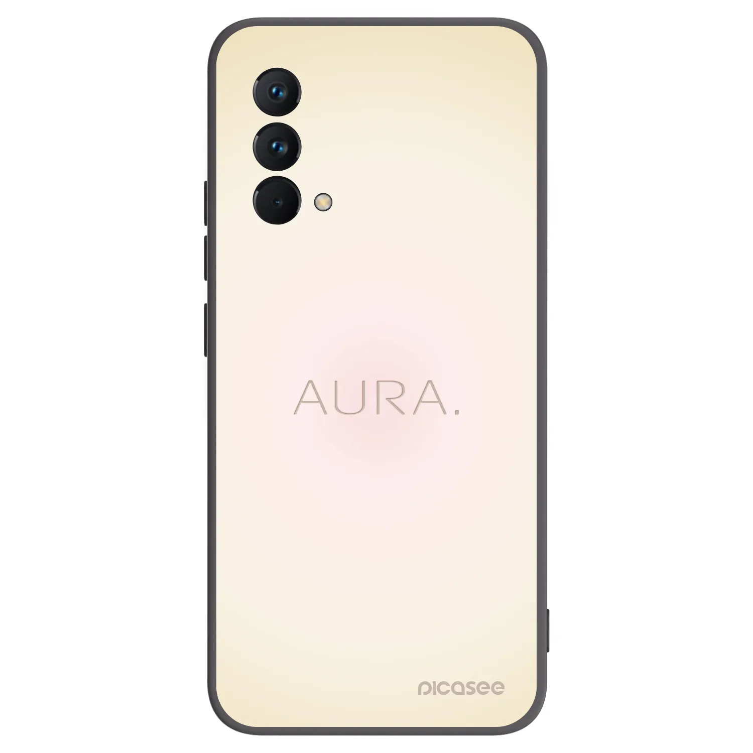 Picasee fekete szilikon tok az alábbi mobiltelefonokra Realme GT Master Edition 5G - Aura