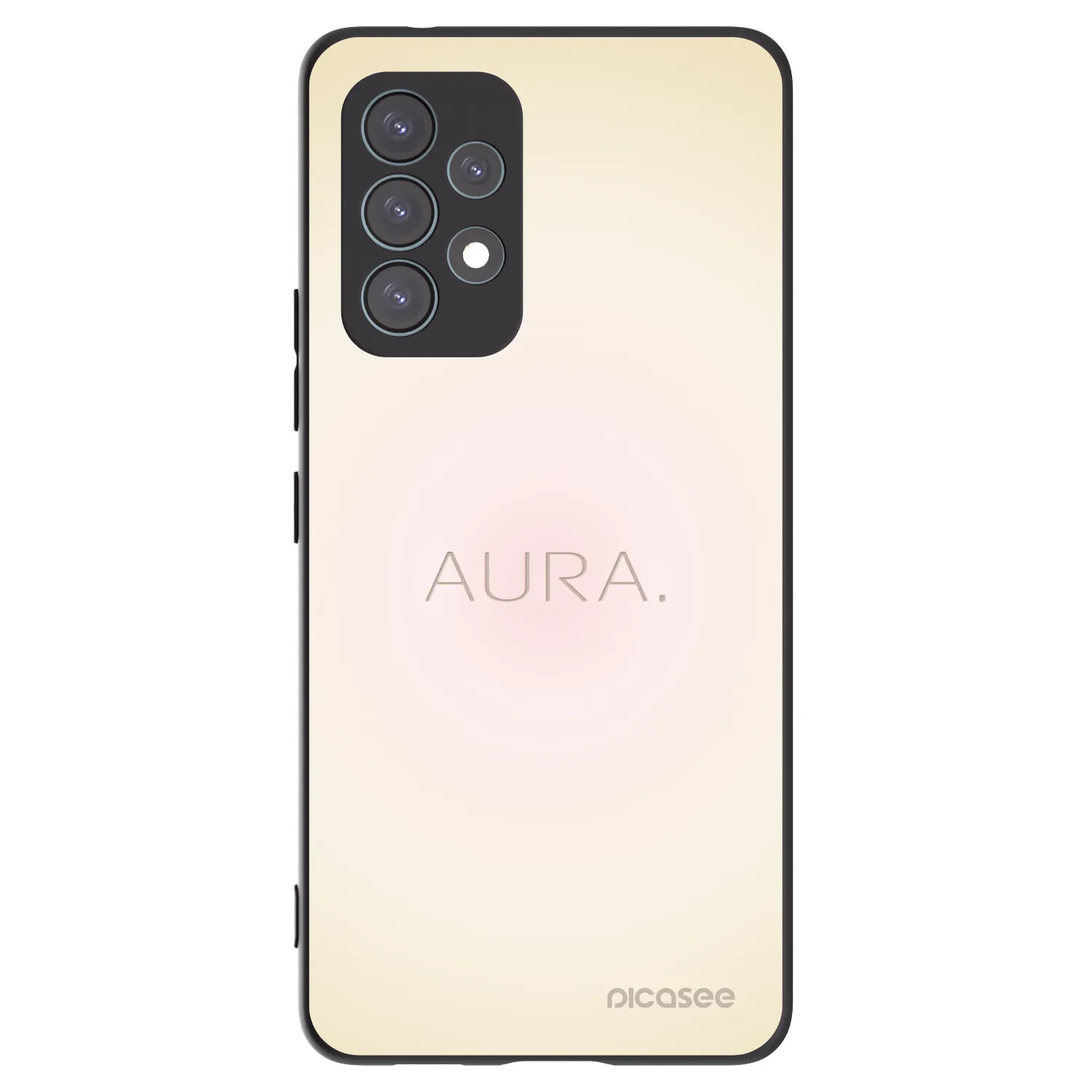 Picasee fekete szilikon tok az alábbi mobiltelefonokra Samsung Galaxy A53 5G A536 - Aura