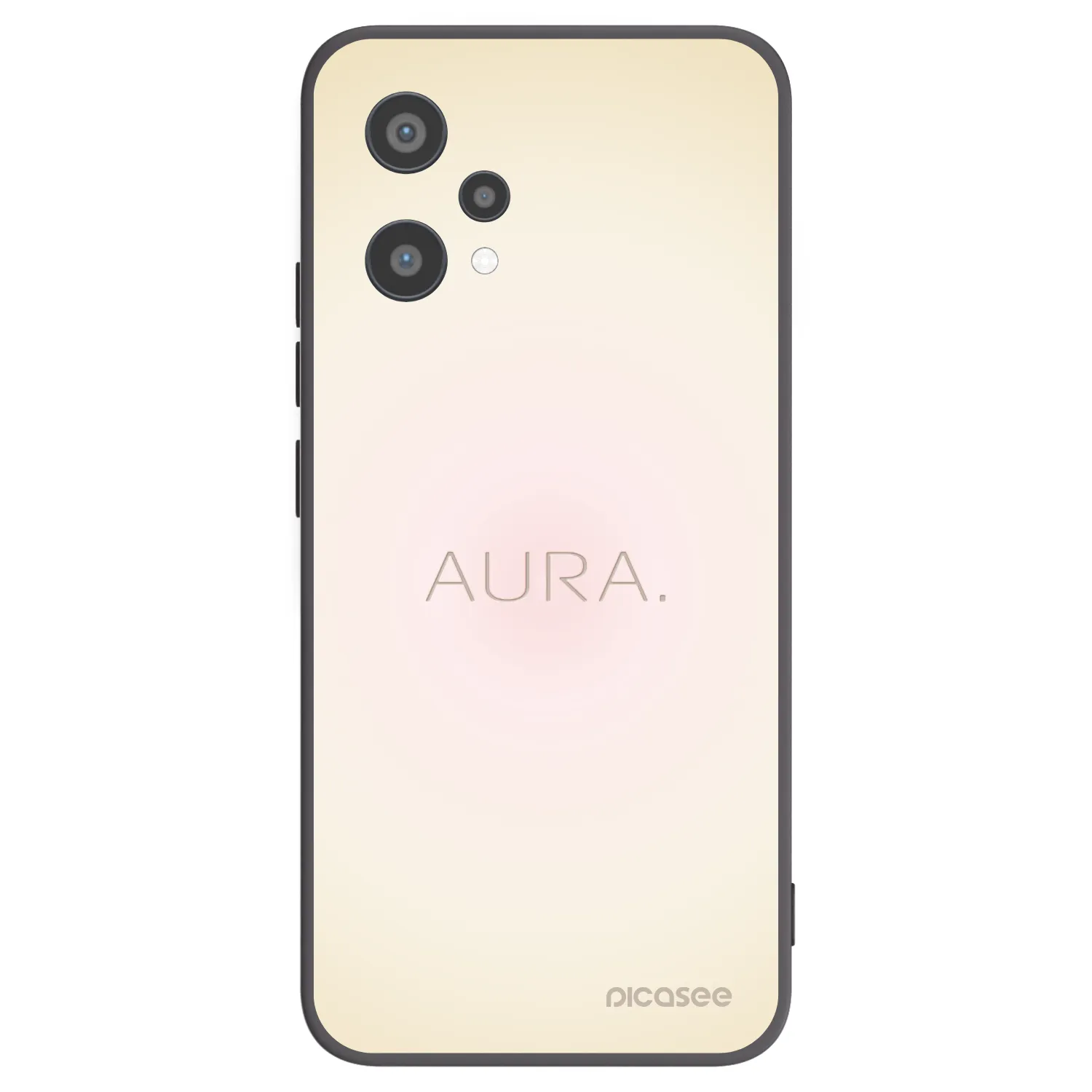 Picasee fekete szilikon tok az alábbi mobiltelefonokra Realme 9 Pro 5G - Aura