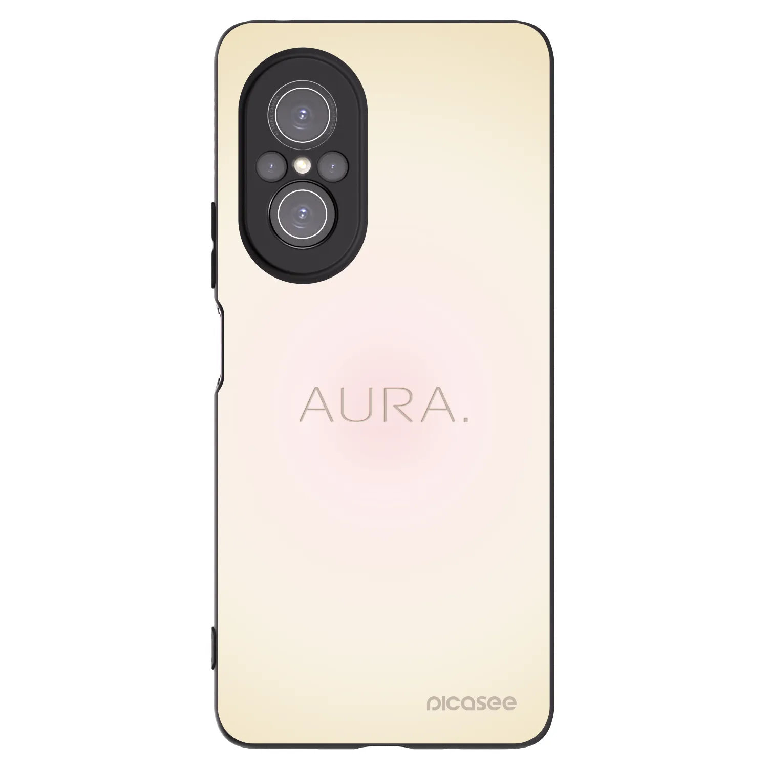 Picasee fekete szilikon tok az alábbi mobiltelefonokra Huawei Nova 9 SE - Aura