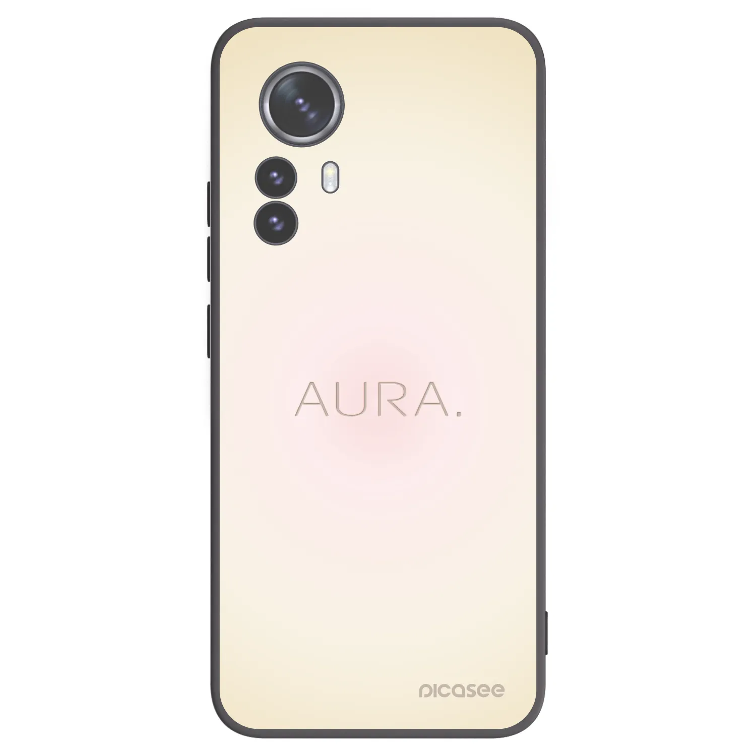 Picasee fekete szilikon tok az alábbi mobiltelefonokra Xiaomi 12 Pro - Aura