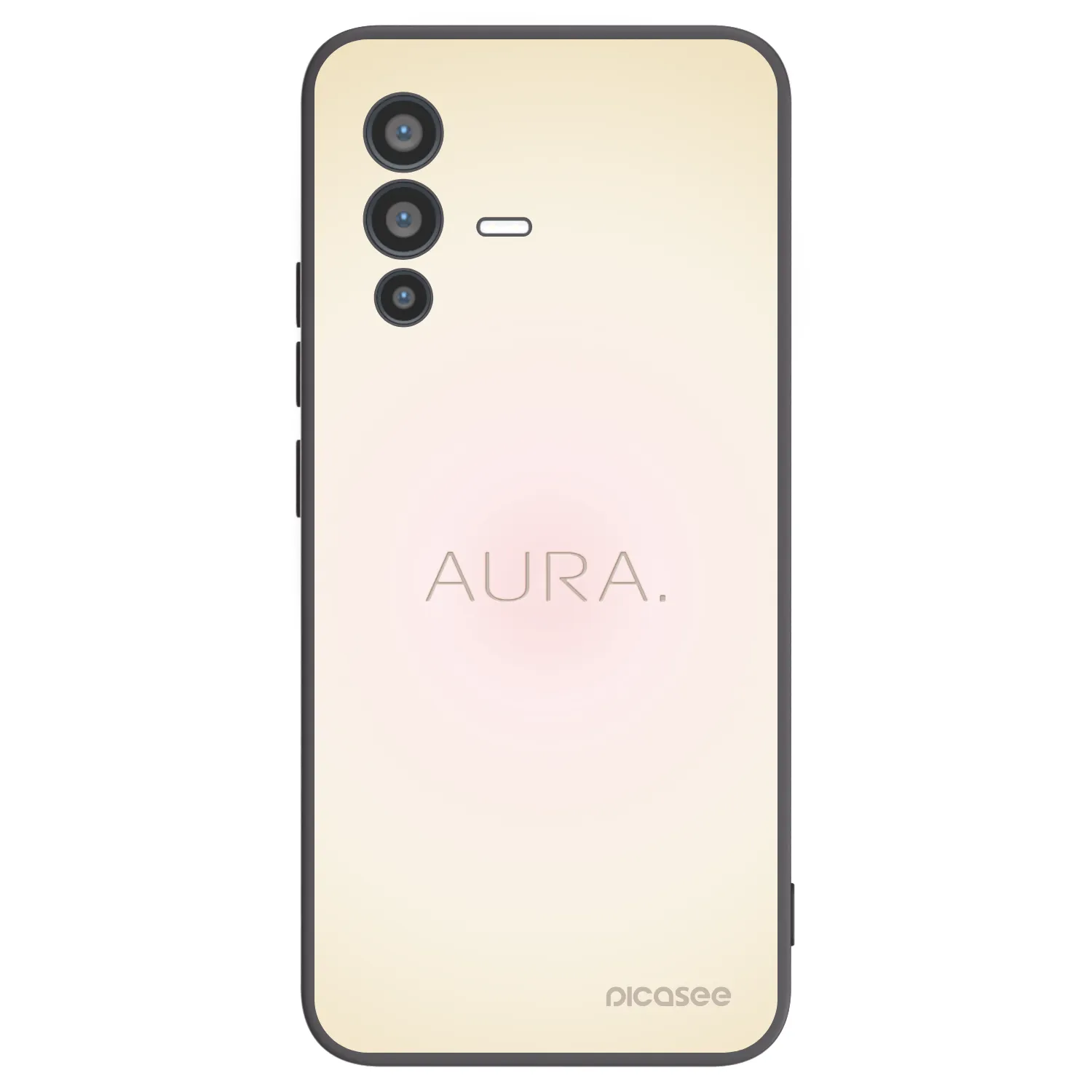 Picasee fekete szilikon tok az alábbi mobiltelefonokra Vivo V23 5G - Aura