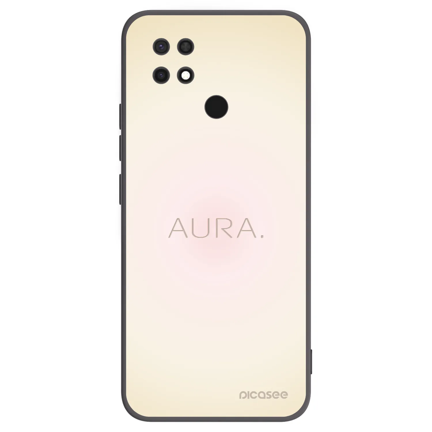 Picasee fekete szilikon tok az alábbi mobiltelefonokra Xiaomi Redmi 10C - Aura