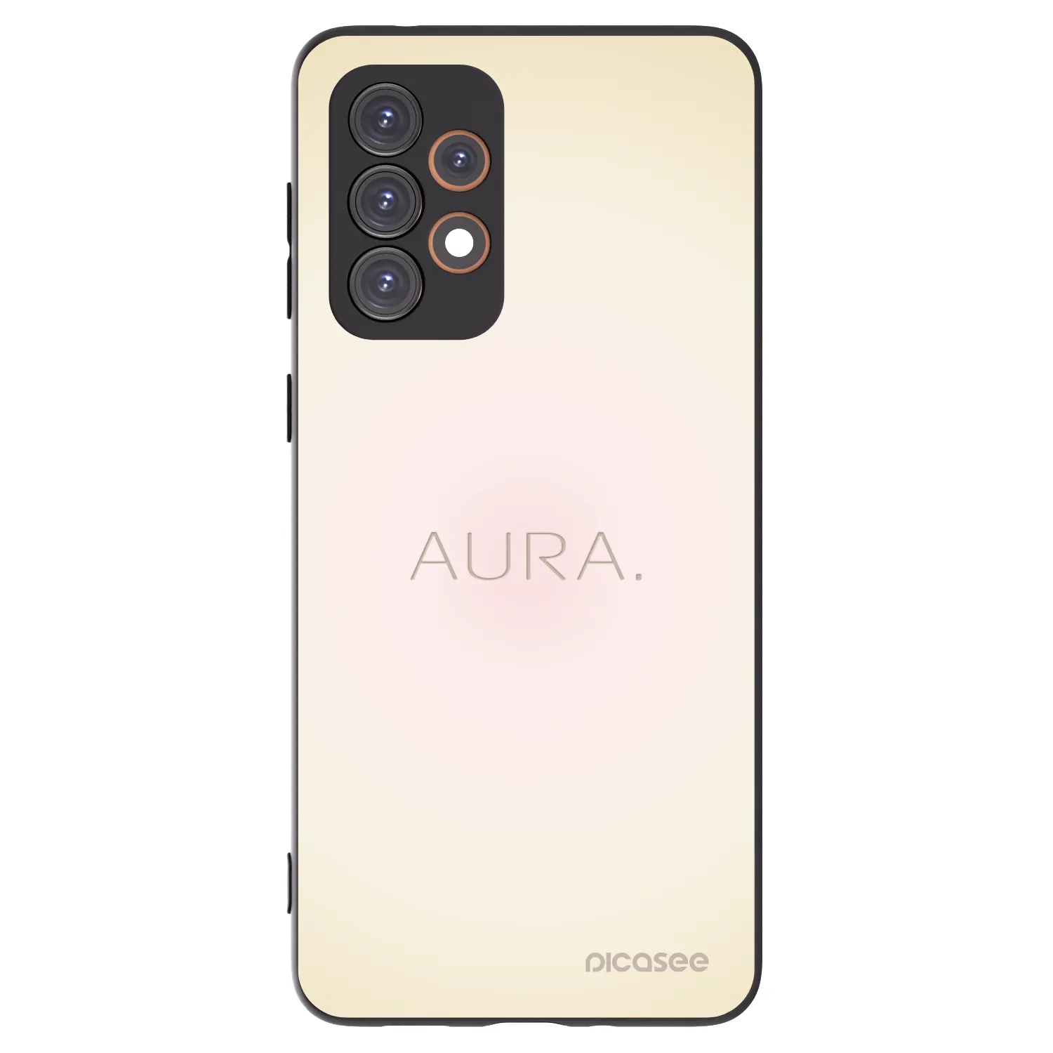 Picasee fekete szilikon tok az alábbi mobiltelefonokra Samsung Galaxy A33 5G A336 - Aura