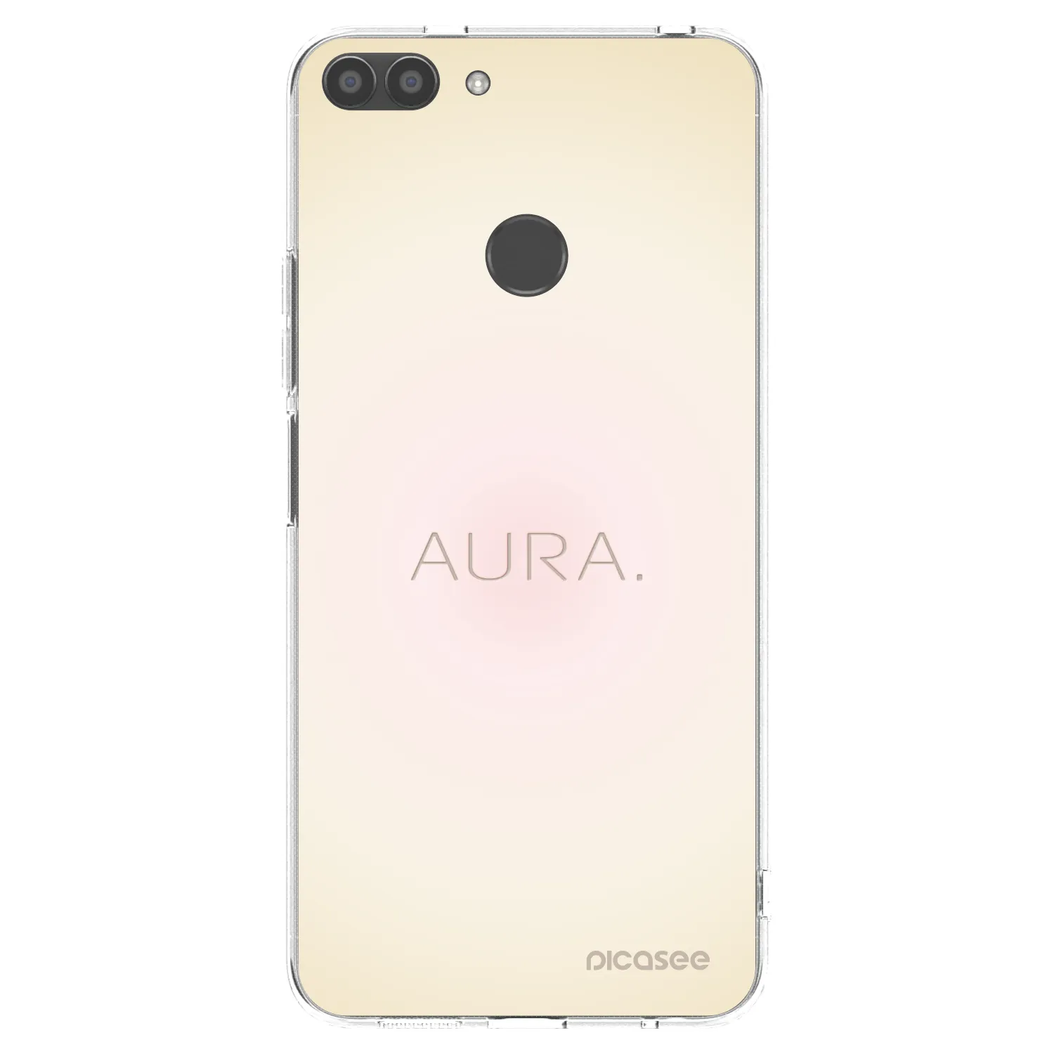 Picasee átlátszó szilikon tok az alábbi mobiltelefonokra Huawei P Smart - Aura