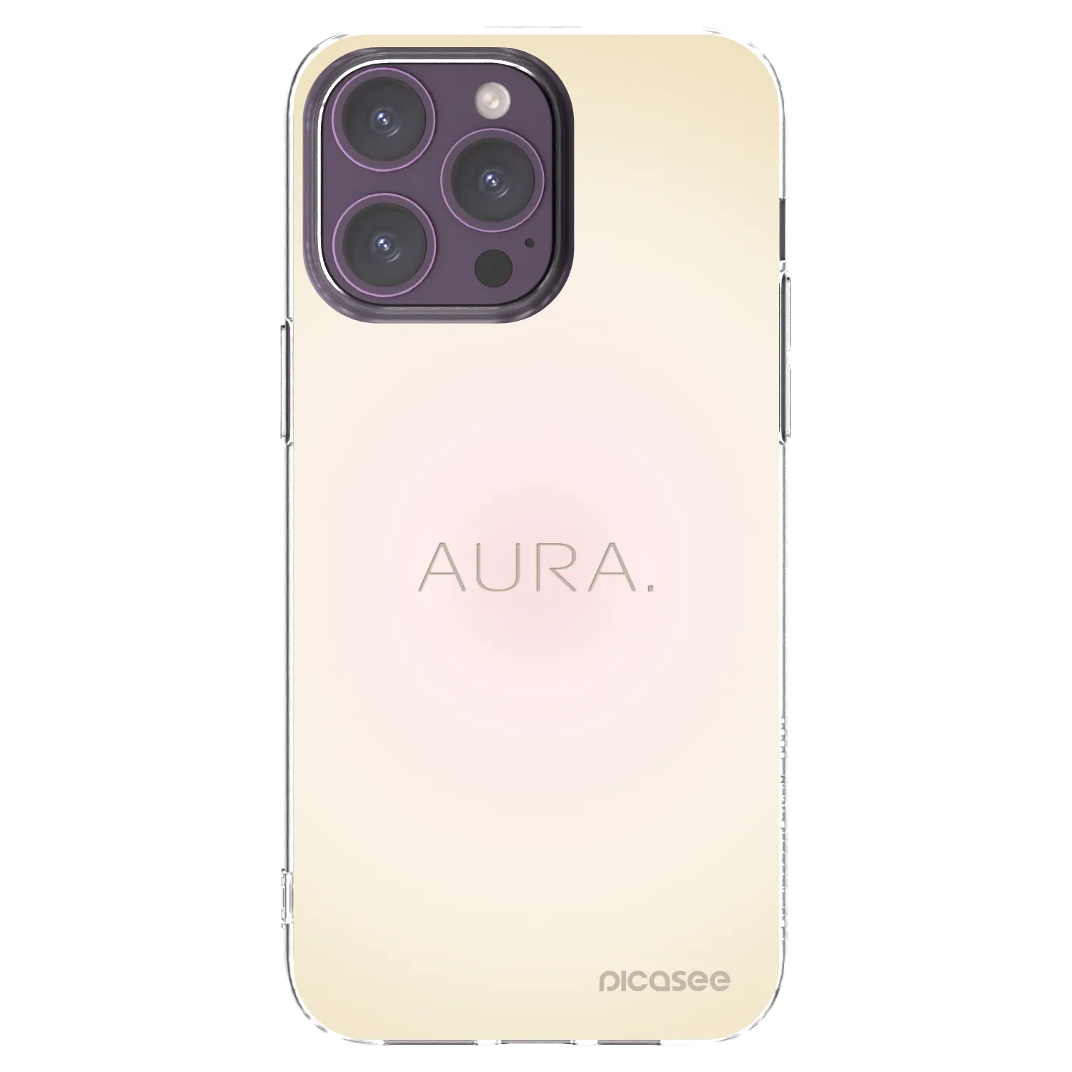 Picasee átlátszó szilikon tok az alábbi mobiltelefonokra Apple iPhone 14 Pro Max - Aura
