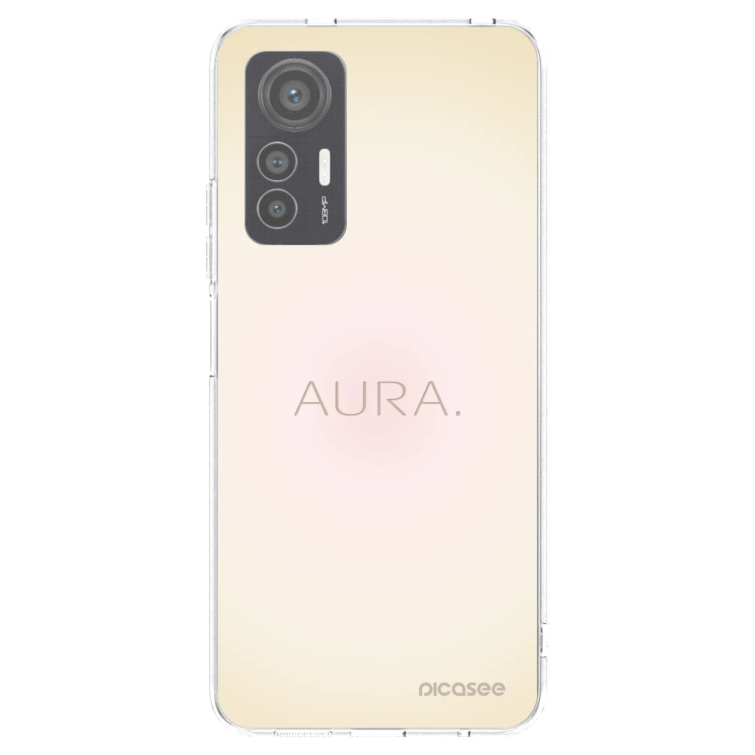 Picasee átlátszó szilikon tok az alábbi mobiltelefonokra Xiaomi 12 Lite - Aura