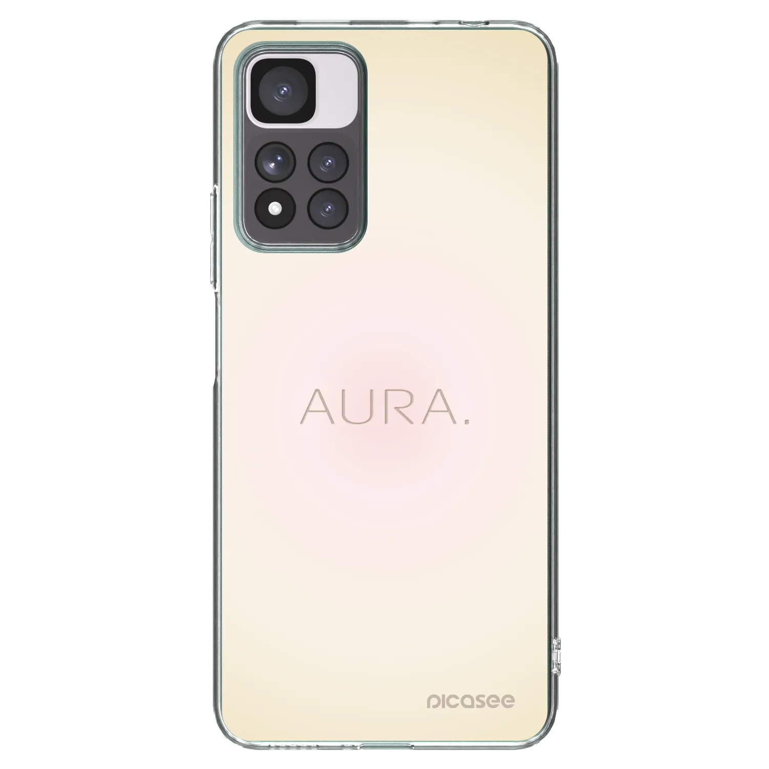 Picasee átlátszó szilikon tok az alábbi mobiltelefonokra Xiaomi Redmi Note 11 Pro+ 5G - Aura