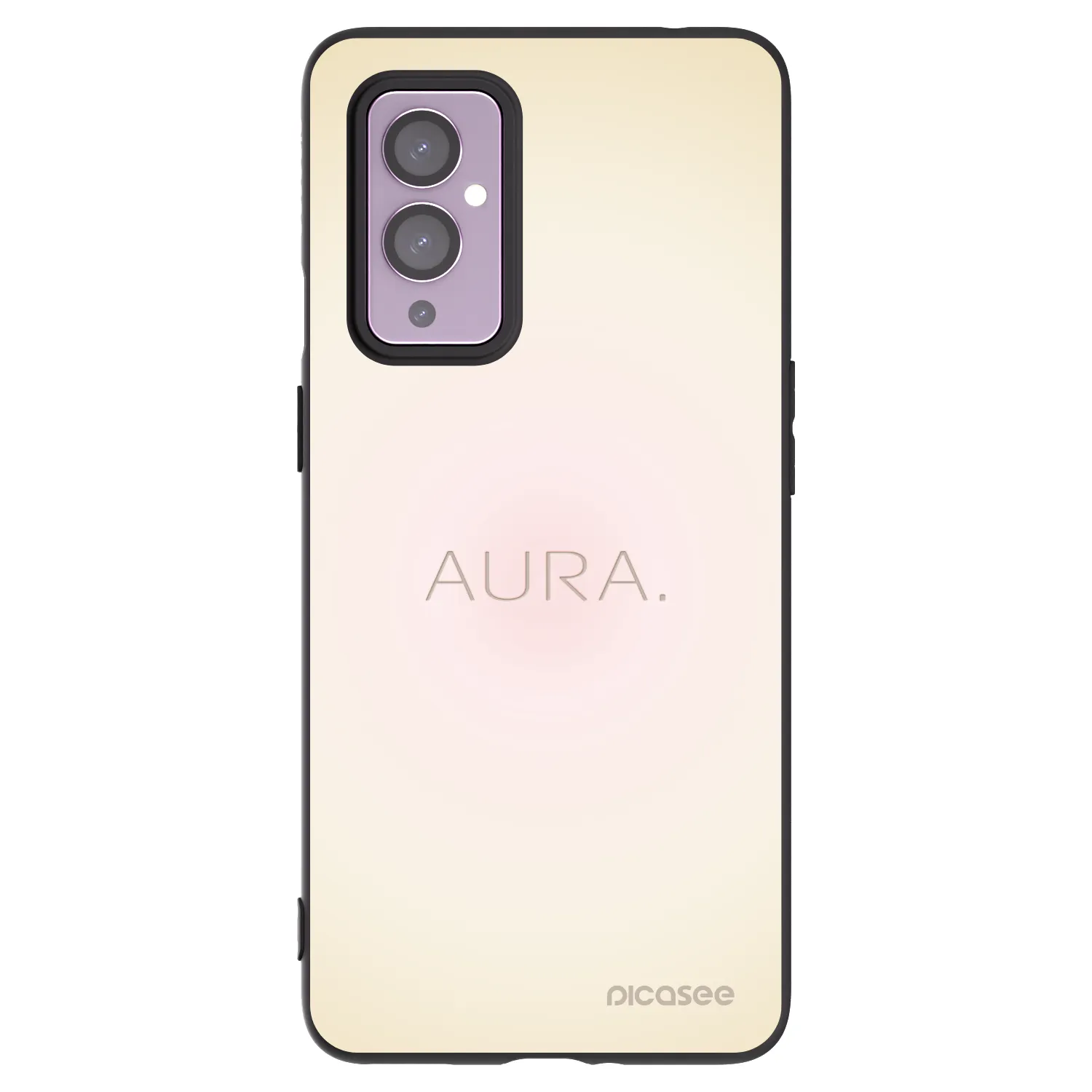 Picasee fekete szilikon tok az alábbi mobiltelefonokra OnePlus 9 - Aura