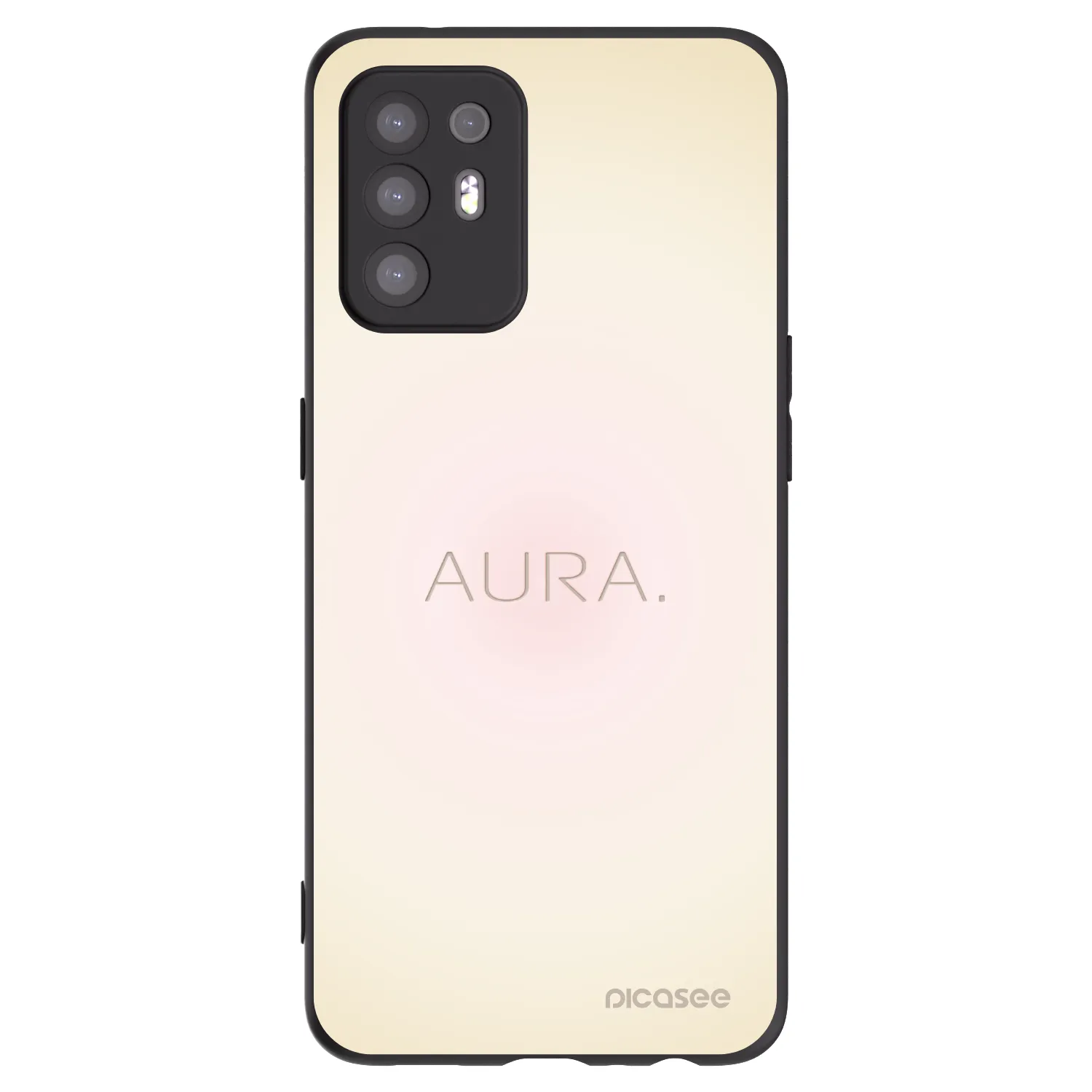 Picasee fekete szilikon tok az alábbi mobiltelefonokra OPPO A94 5G - Aura