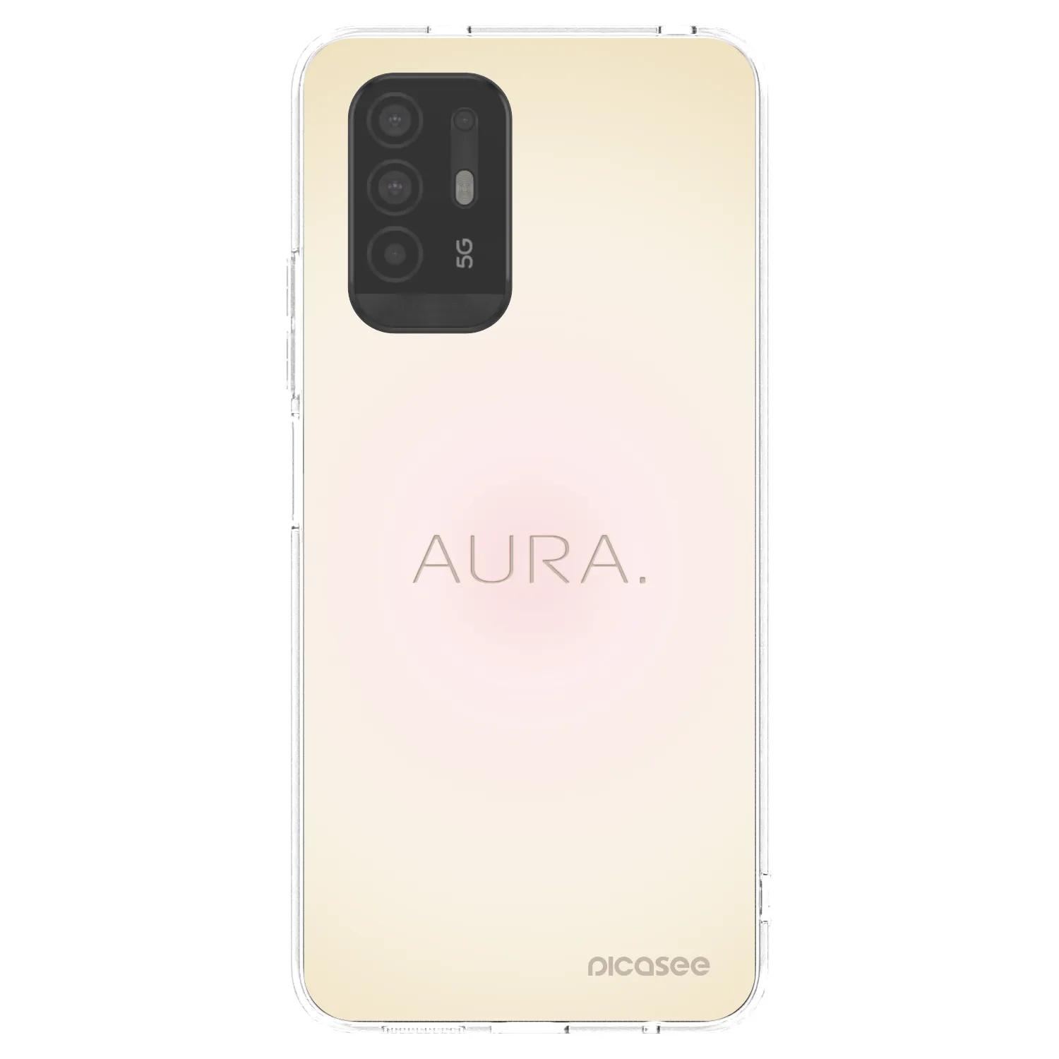 Picasee átlátszó szilikon tok az alábbi mobiltelefonokra OPPO A94 5G - Aura
