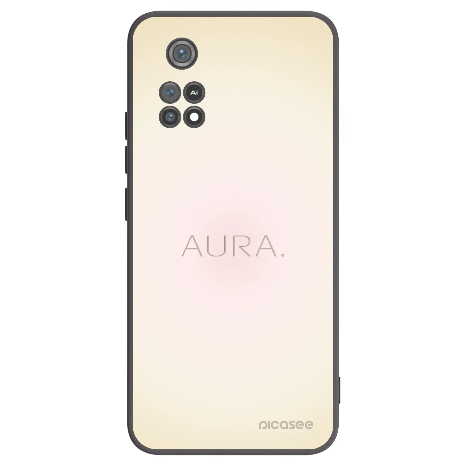 Picasee fekete szilikon tok az alábbi mobiltelefonokra Xiaomi Poco M4 Pro - Aura