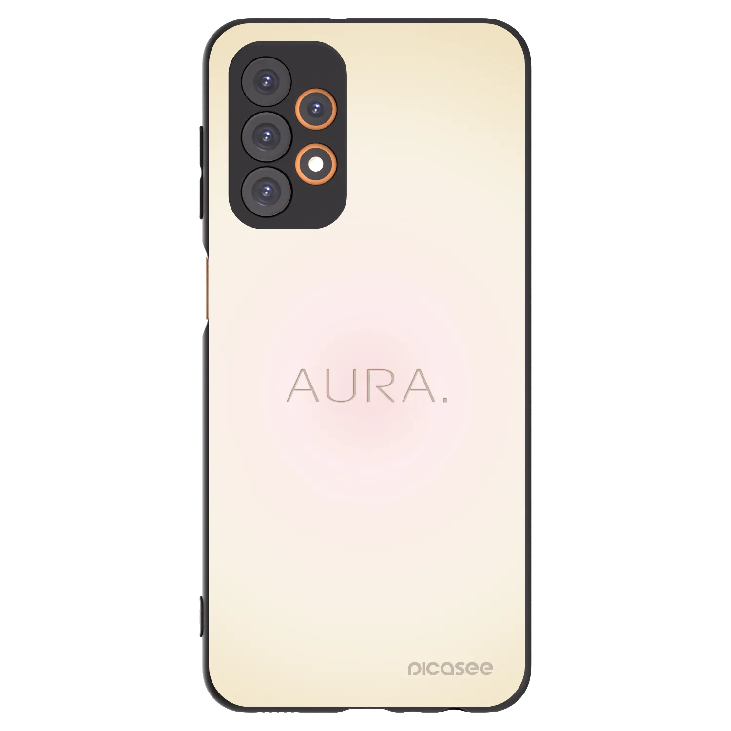 Picasee fekete szilikon tok az alábbi mobiltelefonokra Samsung Galaxy A23 A235F 4G - Aura