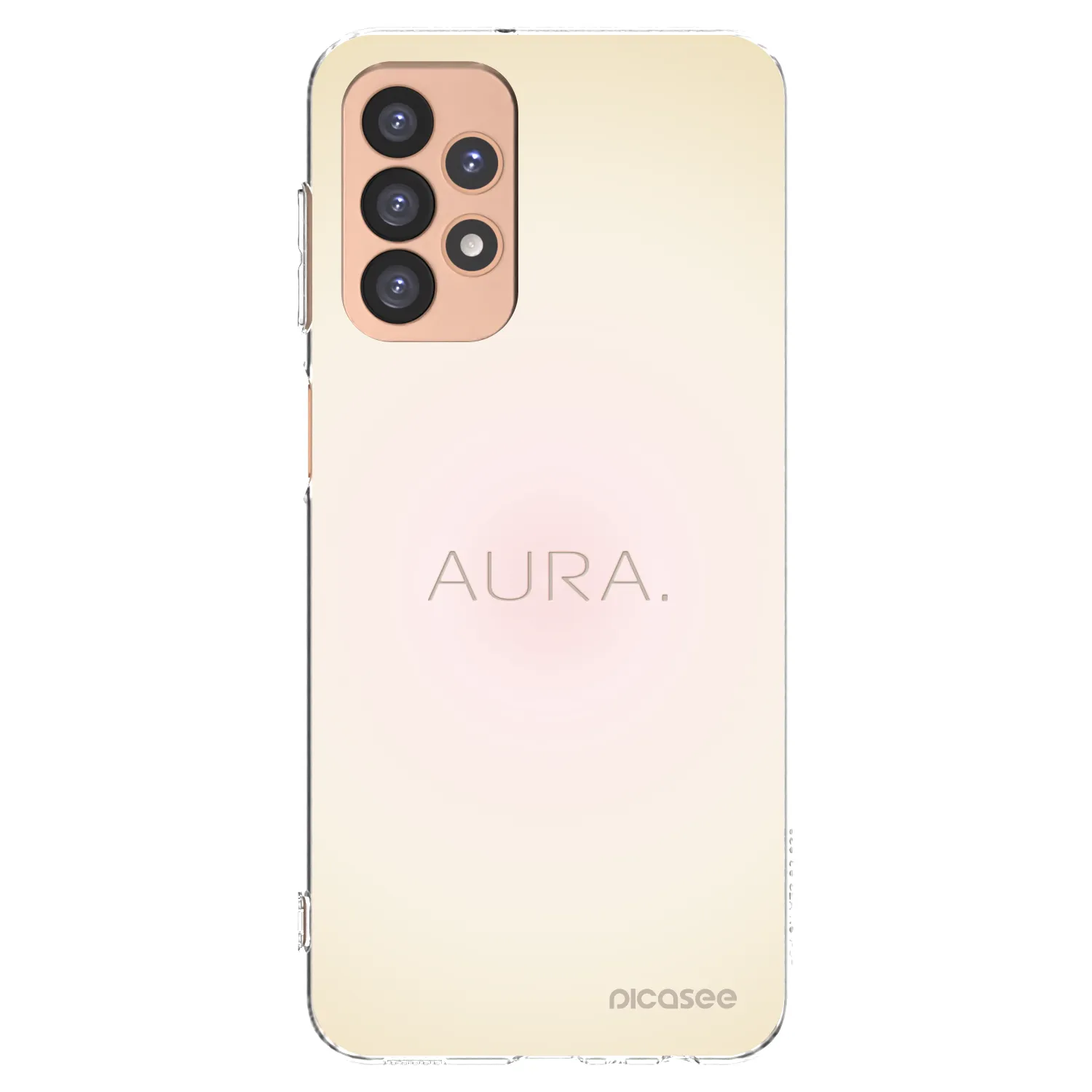 Picasee átlátszó szilikon tok az alábbi mobiltelefonokra Samsung Galaxy A23 A236B 5G - Aura