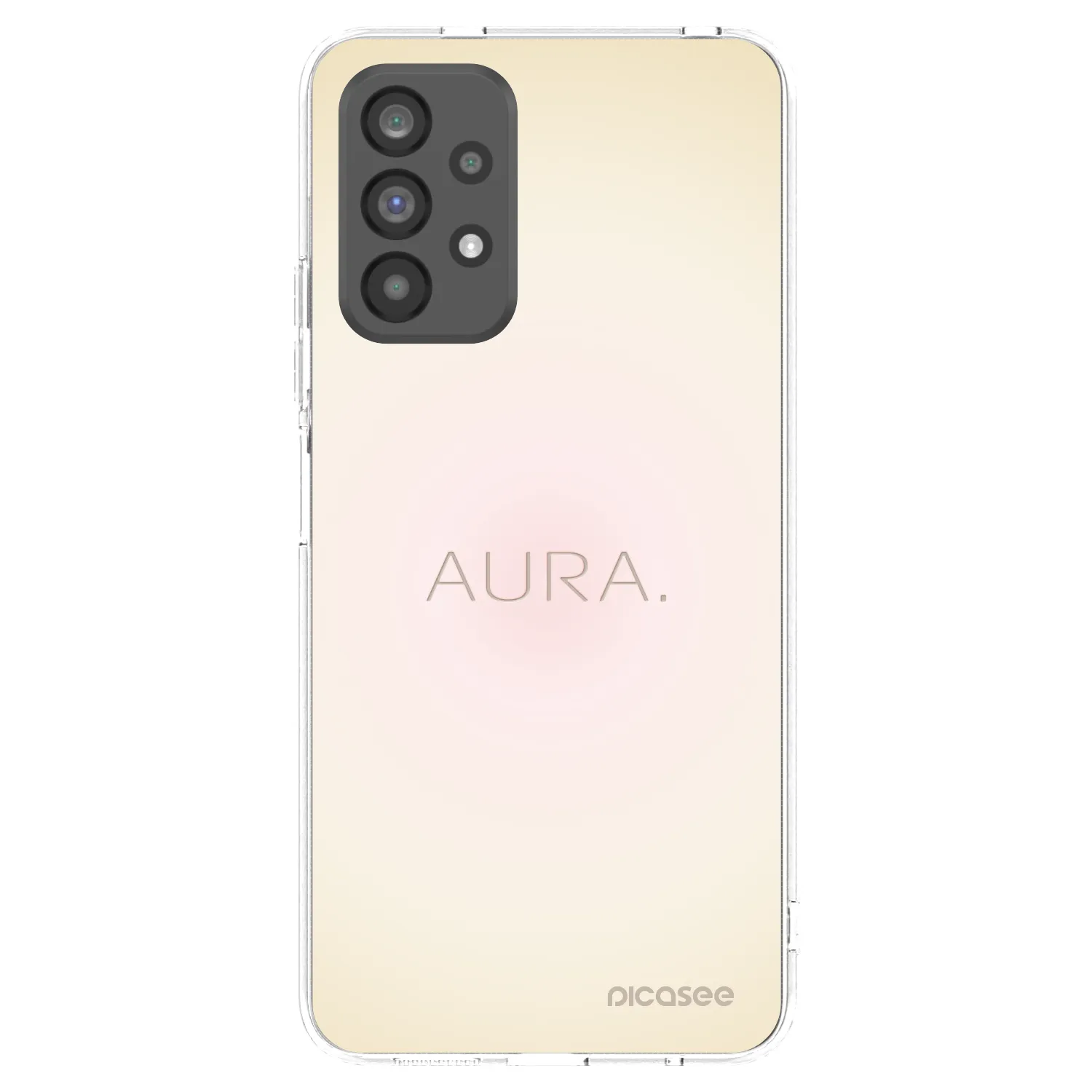 Picasee átlátszó szilikon tok az alábbi mobiltelefonokra Samsung Galaxy A73 5G - Aura