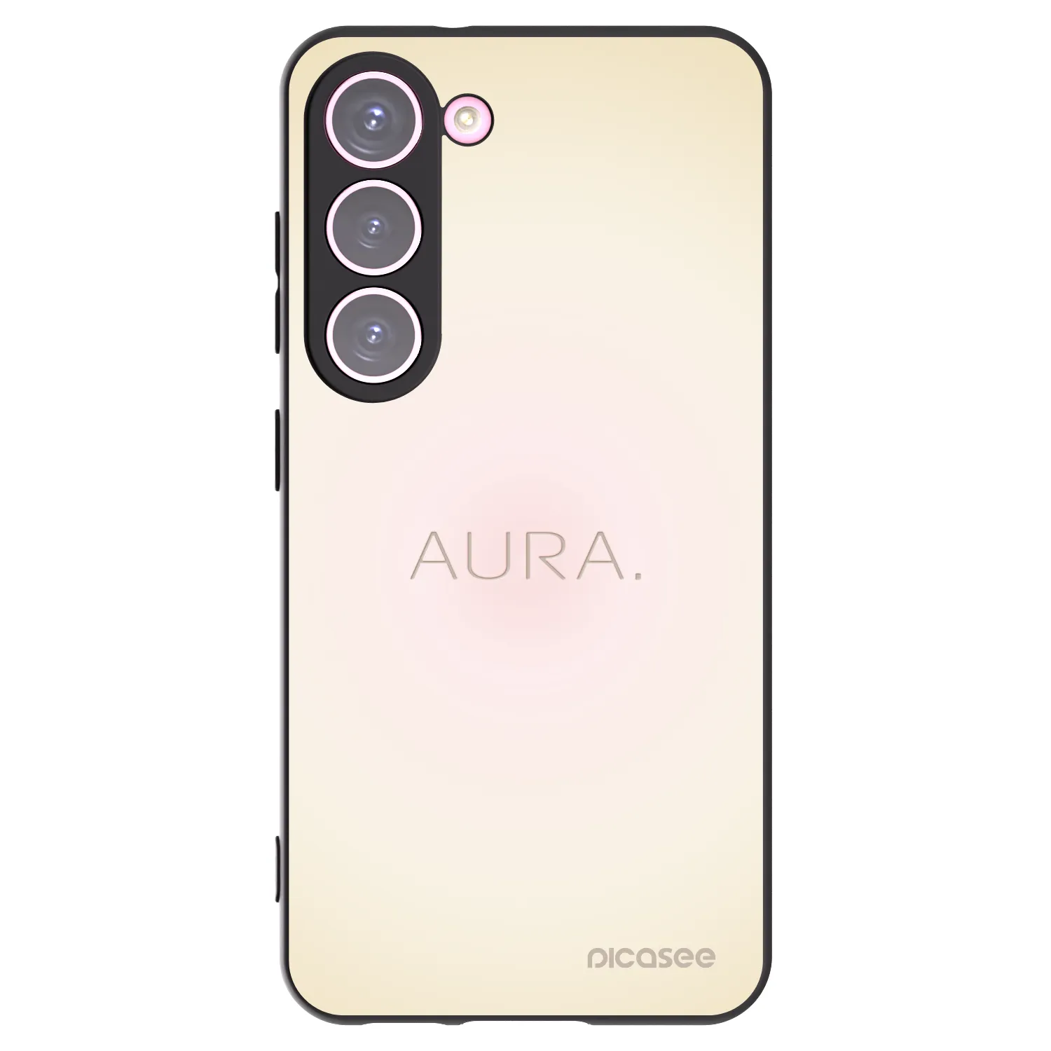 Picasee fekete szilikon tok az alábbi mobiltelefonokra Samsung Galaxy S23 5G - Aura