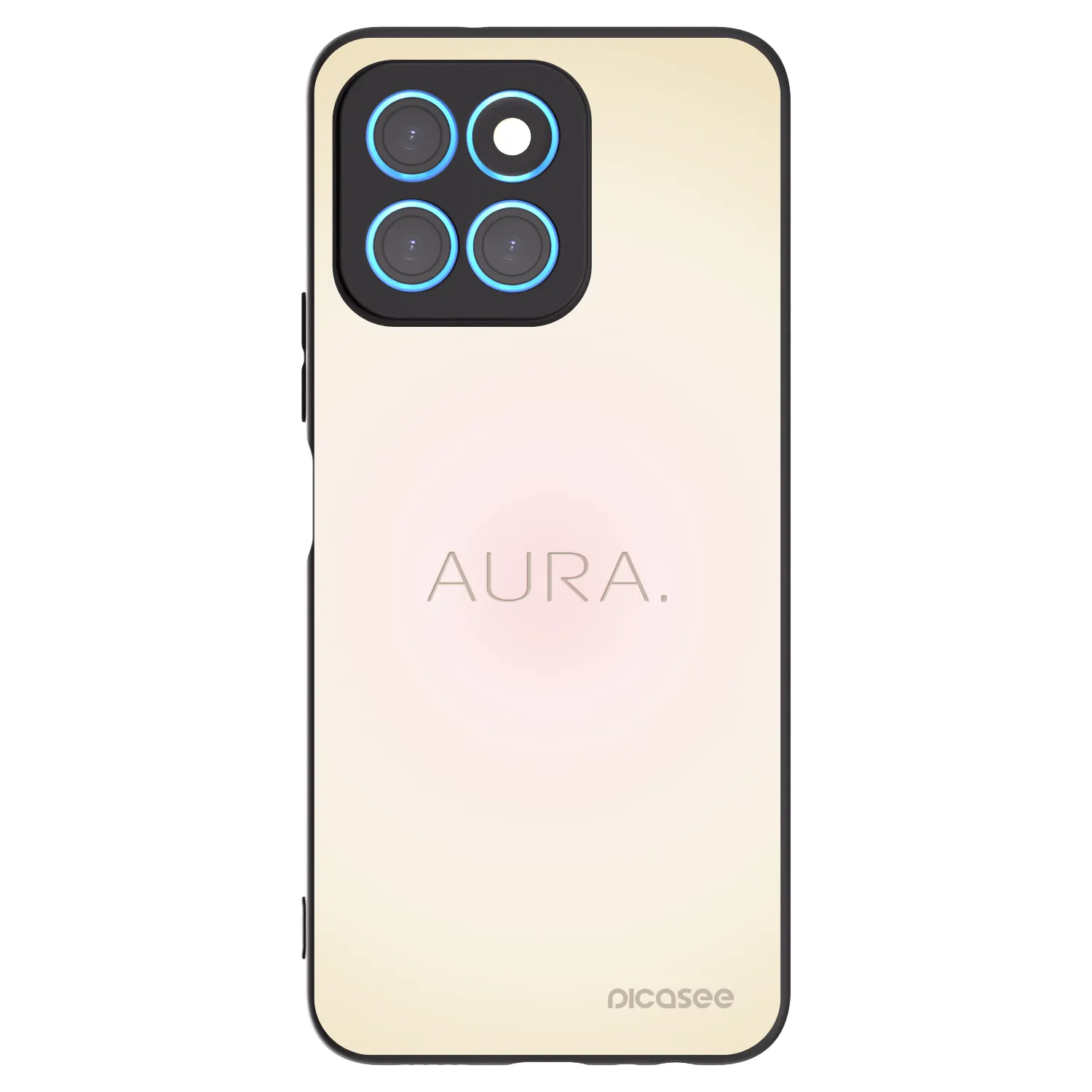 Picasee fekete szilikon tok az alábbi mobiltelefonokra Honor X8 5G - Aura