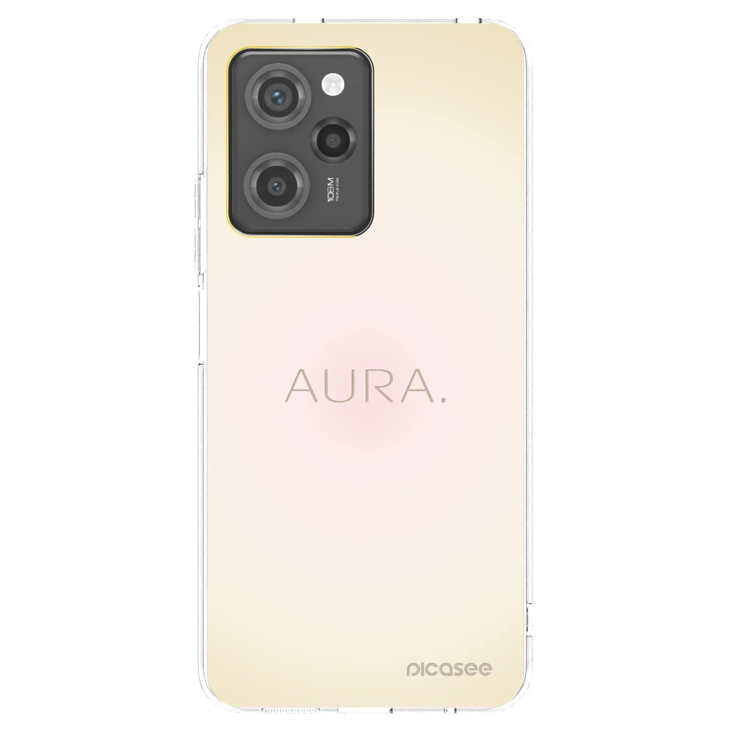 Picasee átlátszó szilikon tok az alábbi mobiltelefonokra Xiaomi Poco X5 Pro - Aura