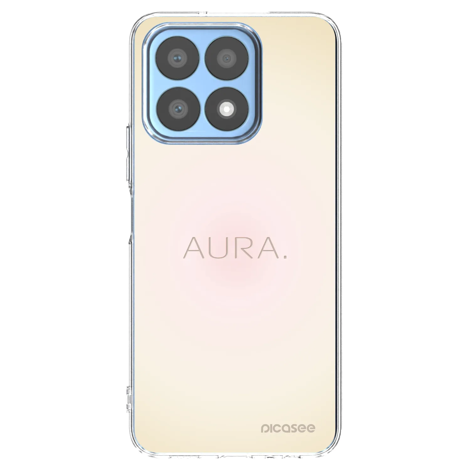 Picasee átlátszó szilikon tok az alábbi mobiltelefonokra Honor X8a - Aura