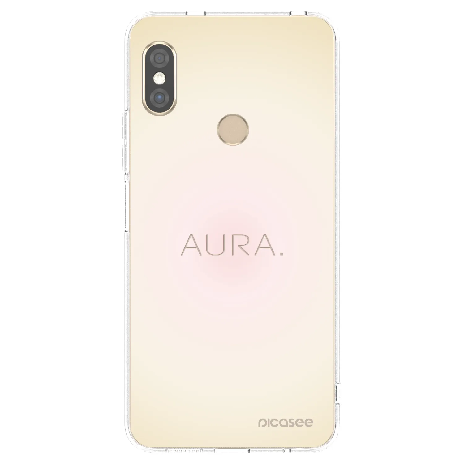 Picasee átlátszó szilikon tok az alábbi mobiltelefonokra Xiaomi Redmi Note 5 Global - Aura