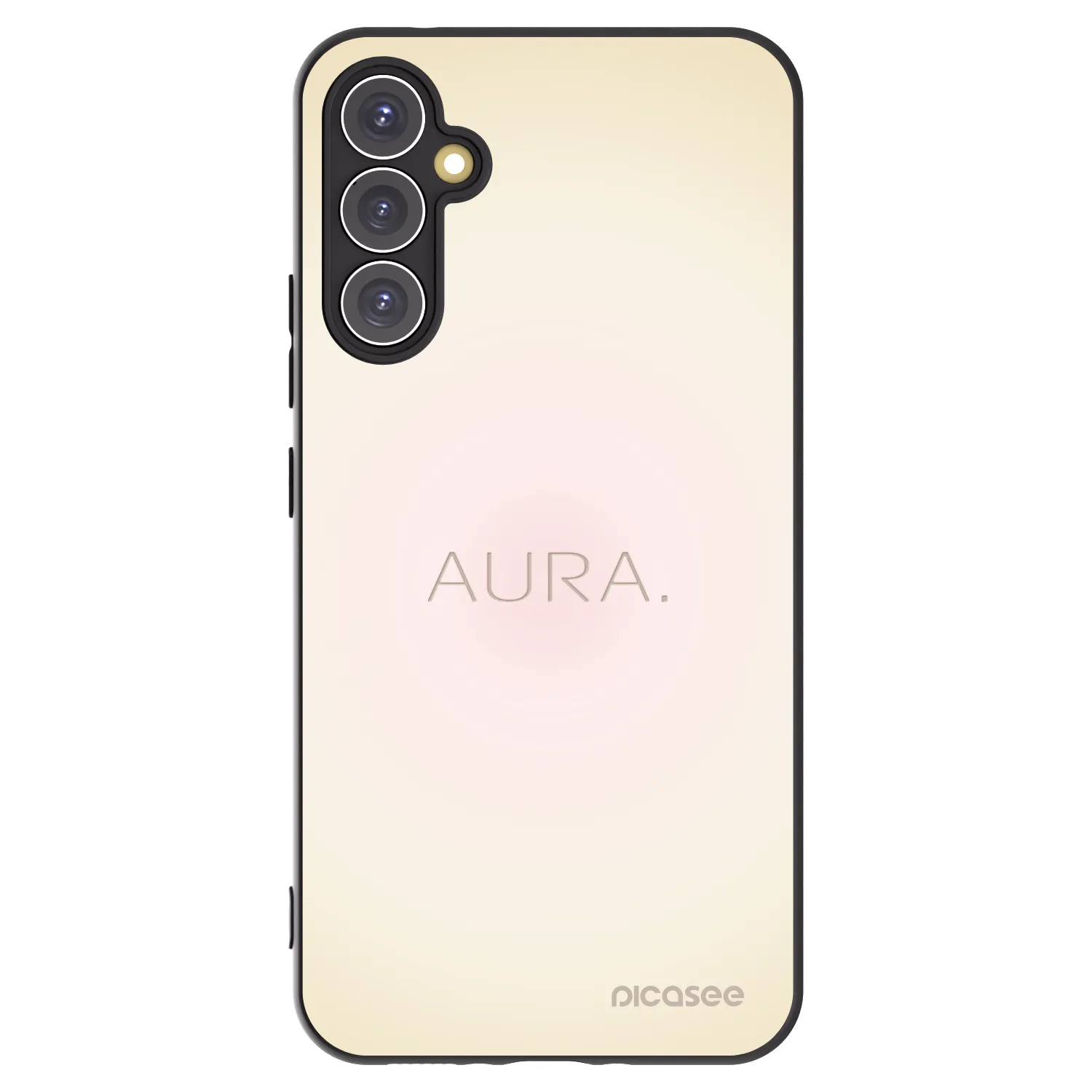 Picasee fekete szilikon tok az alábbi mobiltelefonokra Samsung Galaxy A34 5G A346B - Aura