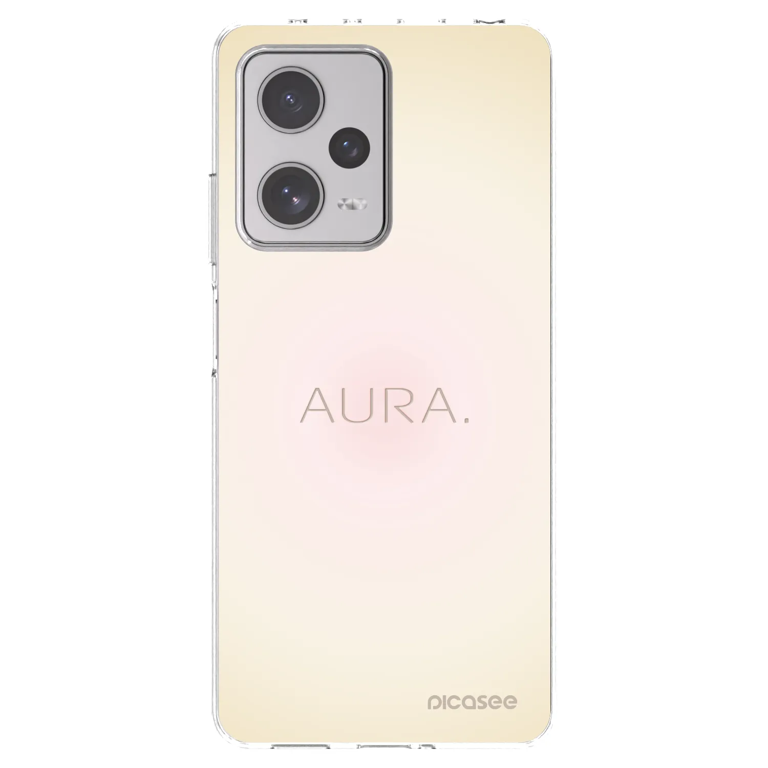 Picasee átlátszó szilikon tok az alábbi mobiltelefonokra Xiaomi Redmi Note 12 Pro+ 5G - Aura