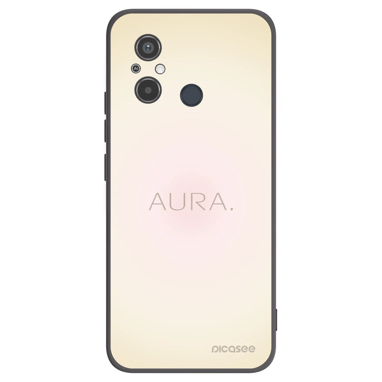 Picasee fekete szilikon tok az alábbi mobiltelefonokra Xiaomi Redmi 12C - Aura