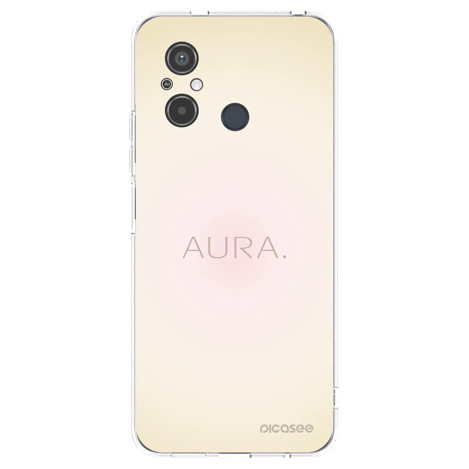 Picasee átlátszó szilikon tok az alábbi mobiltelefonokra Xiaomi Redmi 12C - Aura